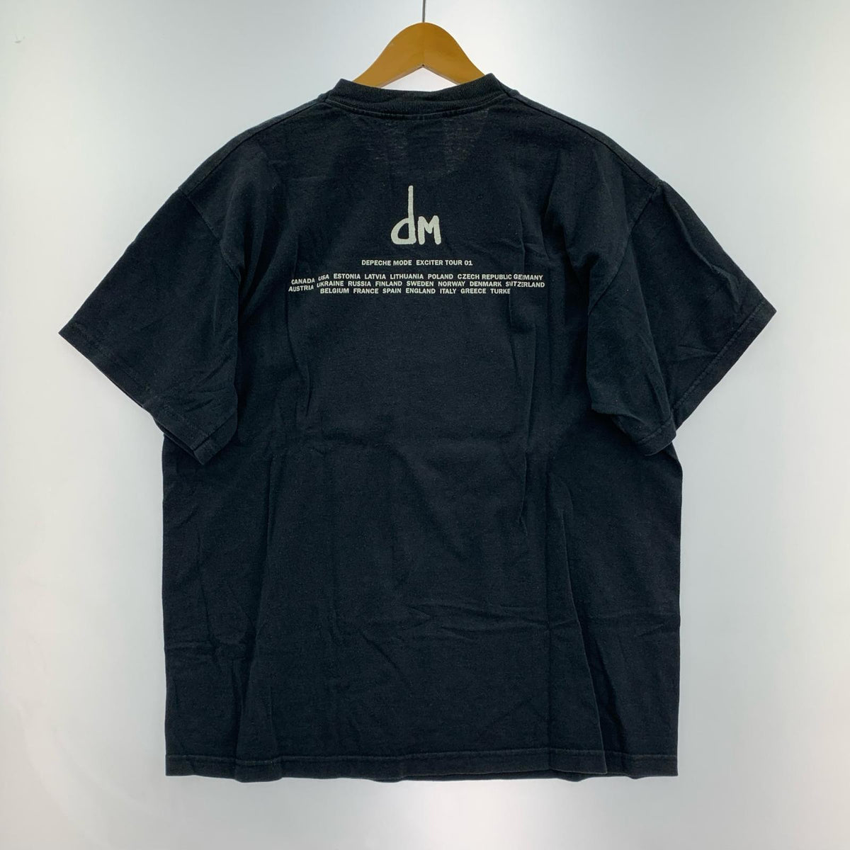 半袖Ｔシャツ DEPECHE MODE EXCITER TOUR (L) 黒 L ブラック