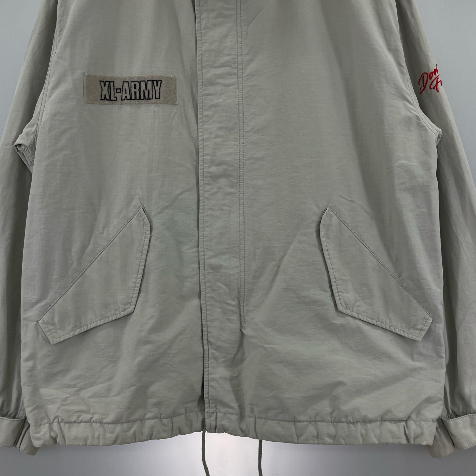 ブルゾン XL-ARMY JACKET/L/101211021005/GRY L グレー