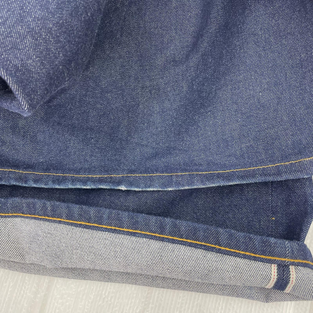 デニムパンツ ×sacai 25SS ﾜｲﾄﾞ ﾊﾞｷﾞｰﾃﾞﾆﾑ ﾍﾞﾙﾄ付 ネイビー