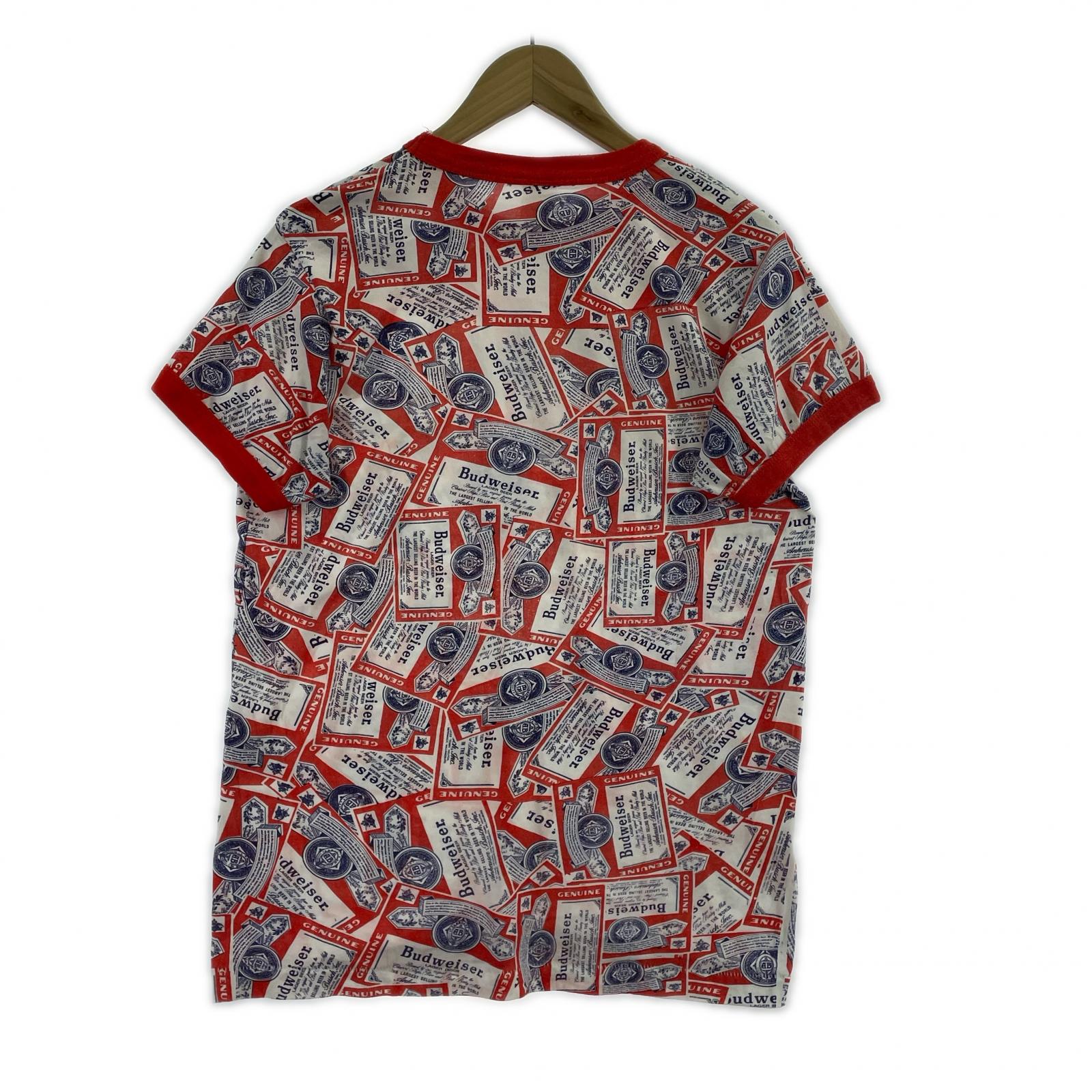 半袖Ｔシャツ Budweiser 総柄（M） M