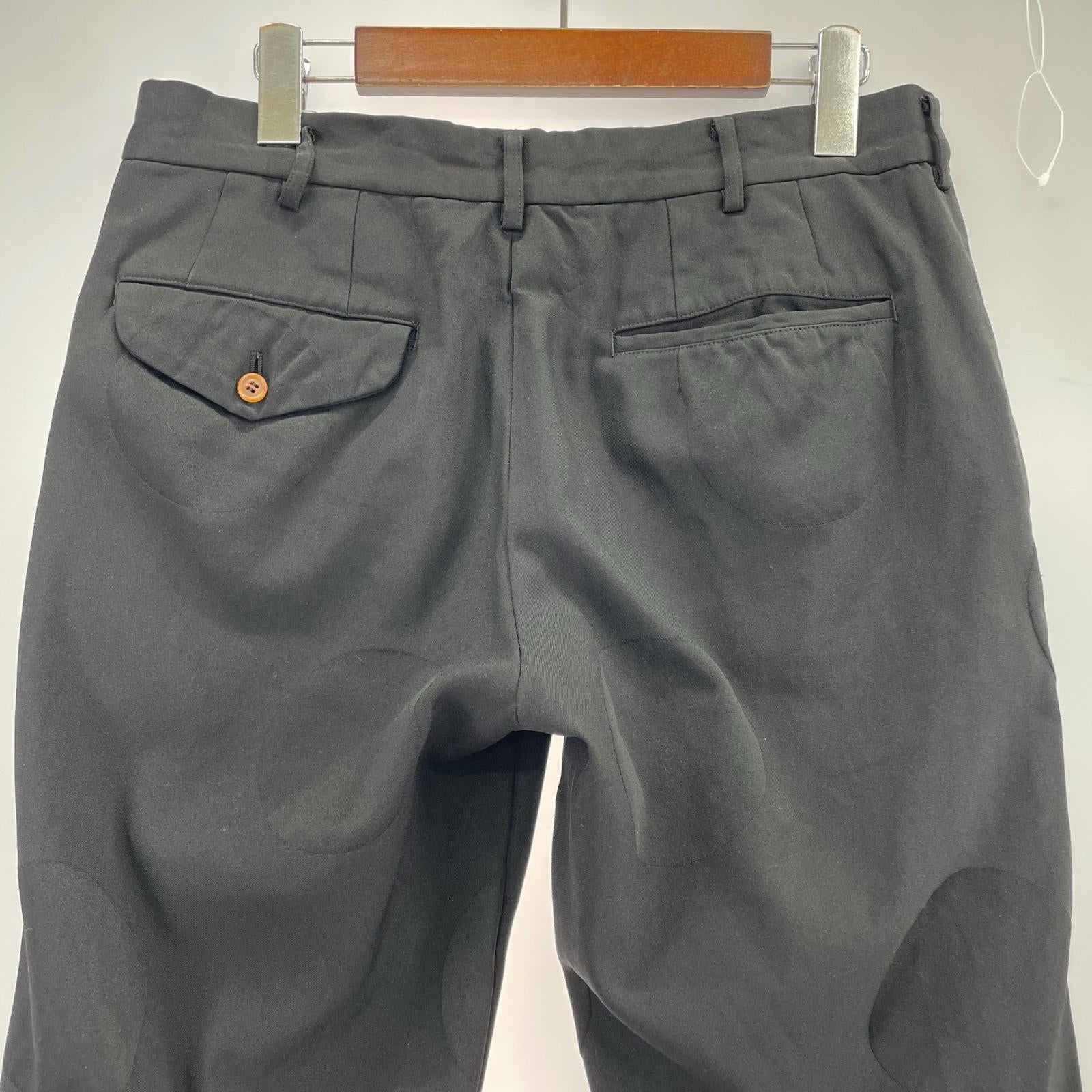 パンツ スラックス/ドット（XS)黒 ブラック