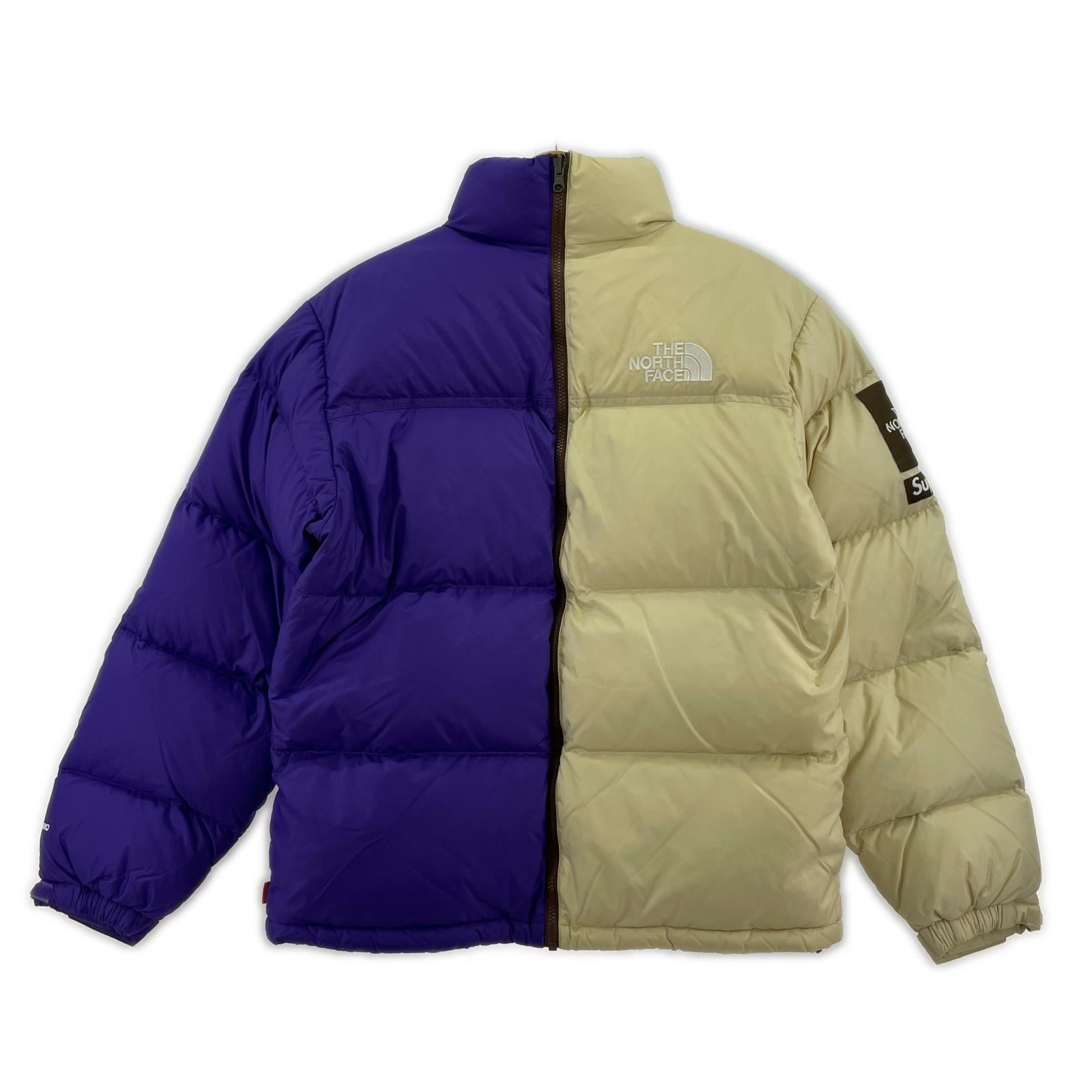 ダウンジャケット ×Supreme Split Nuptse Jacket (S) S