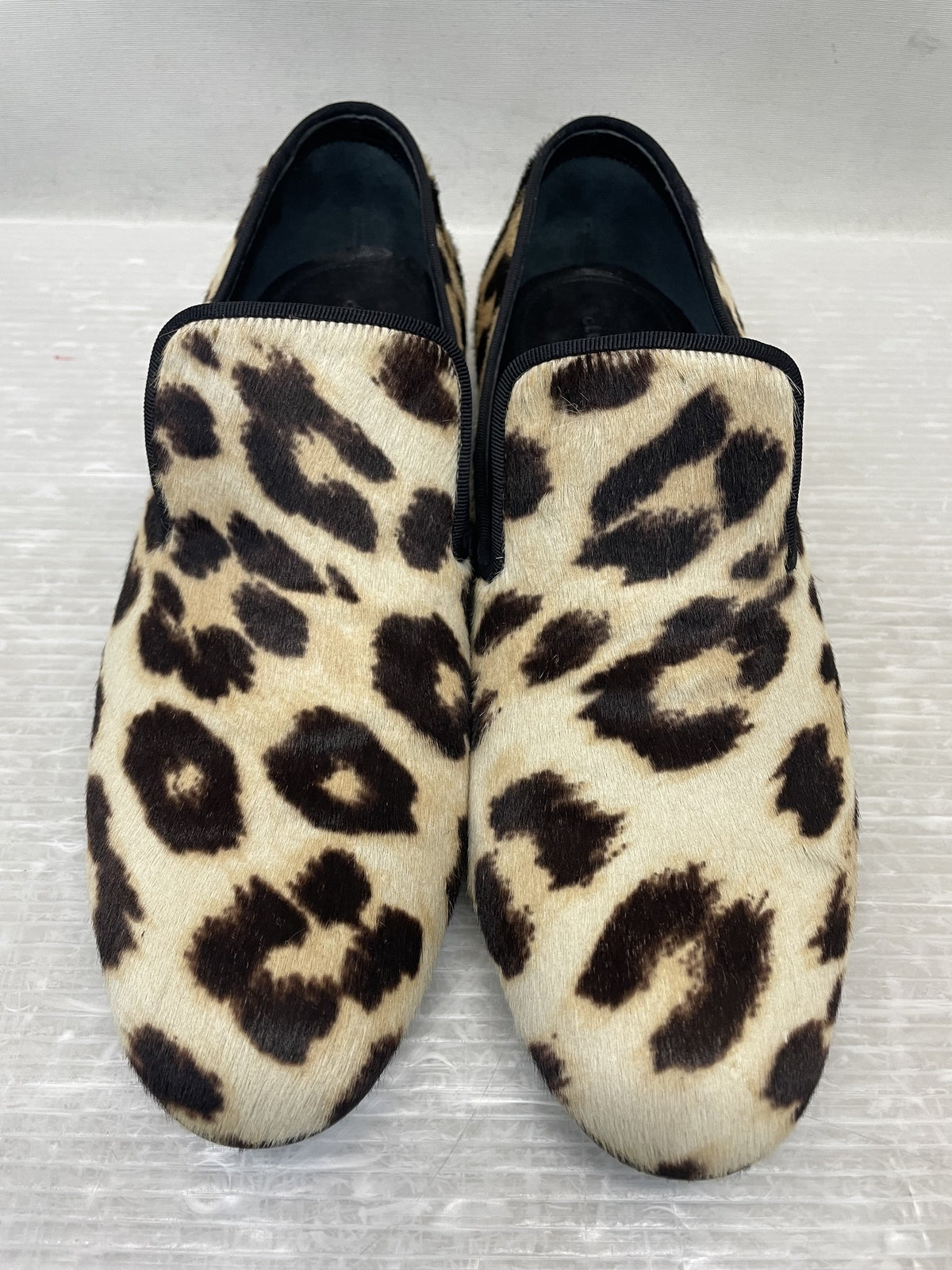 CELINE フィービー期 ハラコ レオパードスリッポン 37