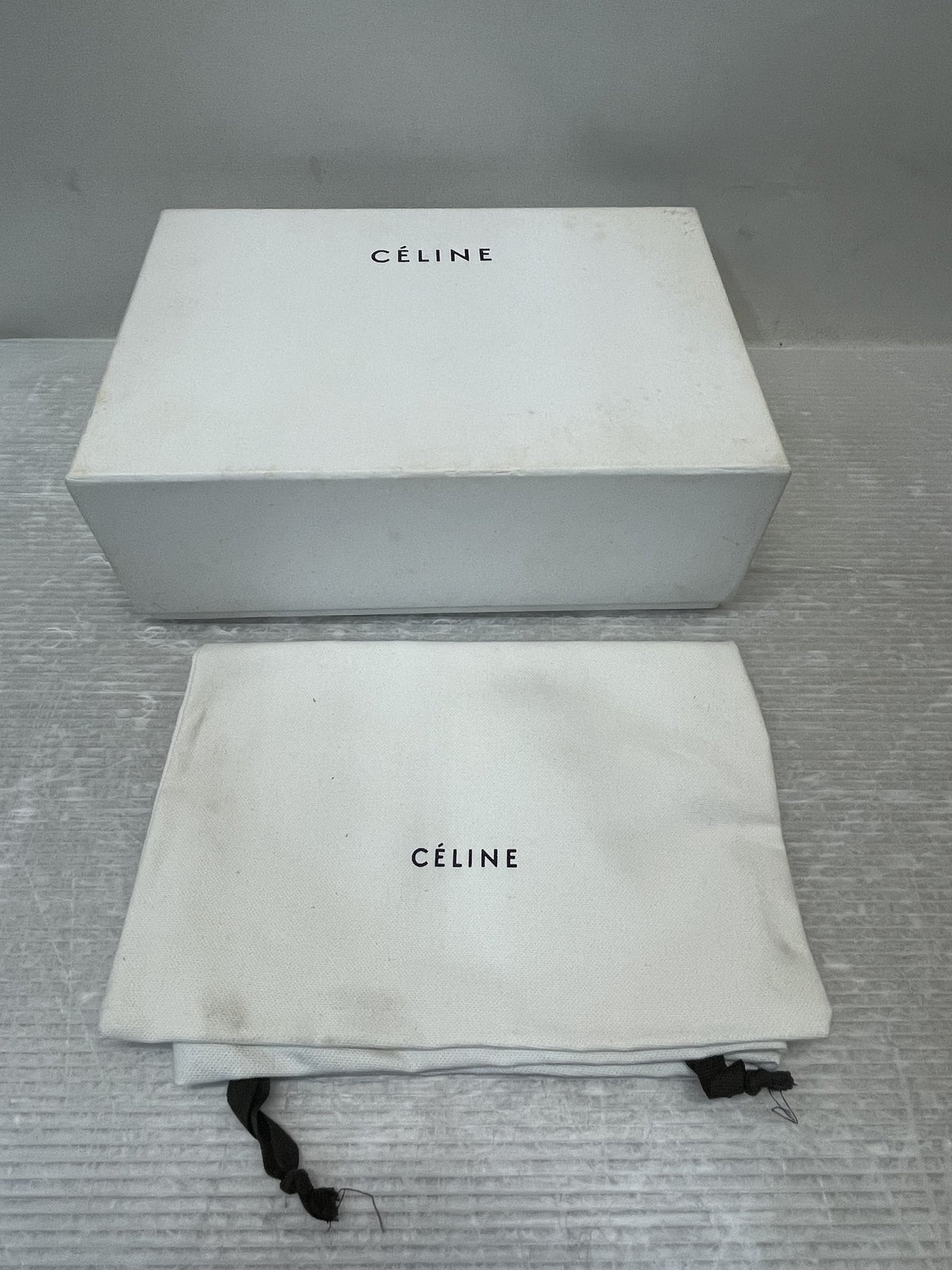 CELINE フィービー期 ハラコ レオパードスリッポン 37