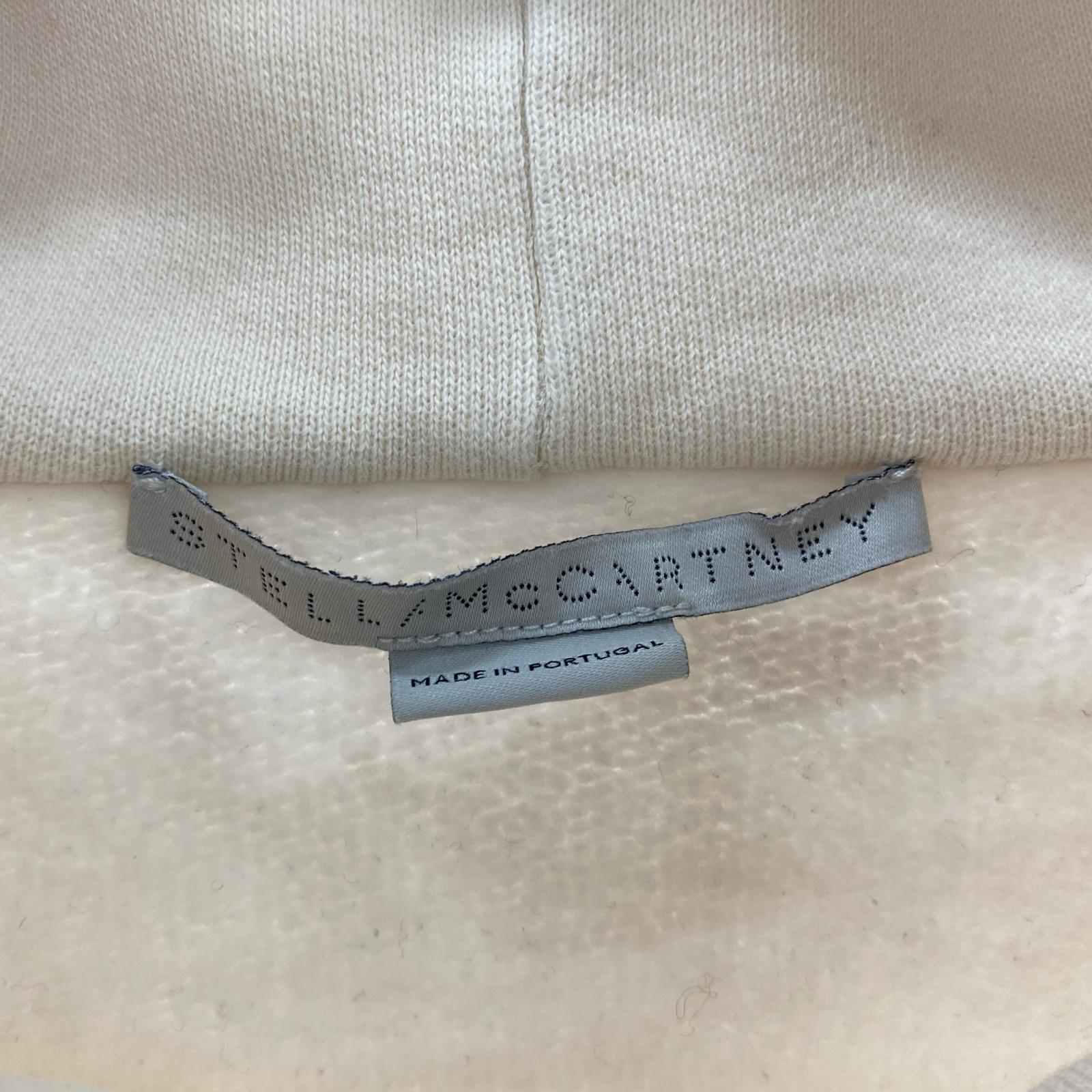 パーカー STELLA McCARTNEY ロゴプルオーバーパーカー ベージュ (38) 38 ベージュ