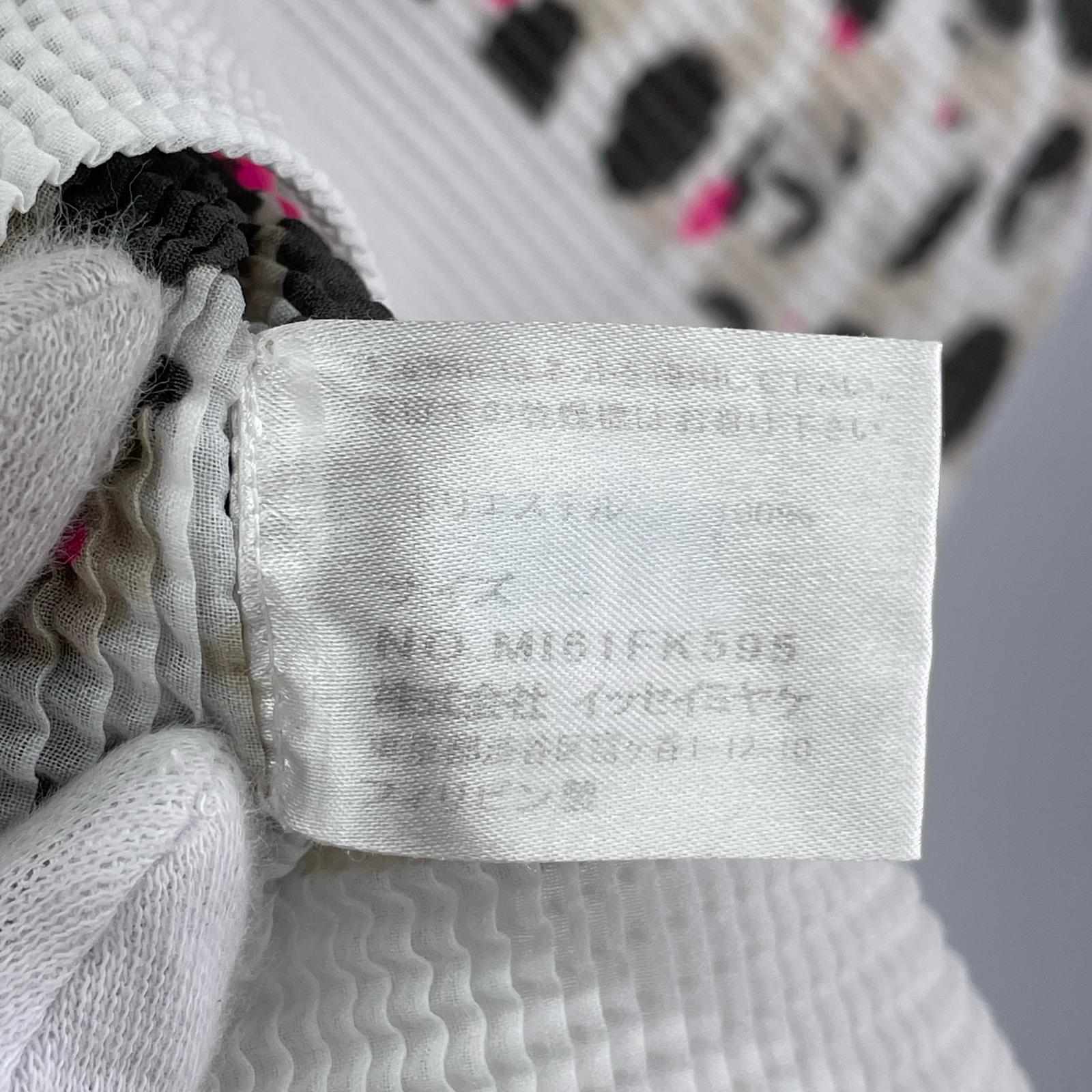 その他トップス me ISSEY MIYAKE レオパード プリーツカットソー