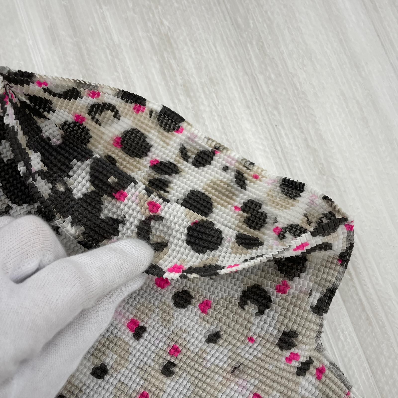 その他トップス me ISSEY MIYAKE レオパード プリーツカットソー