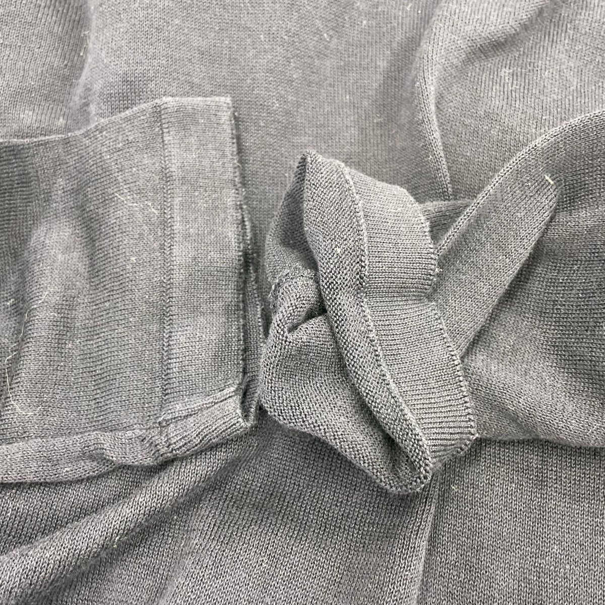 ニット PLEATS PLEASE タートルネックセーター PP53-KK020 紺 (3) 3