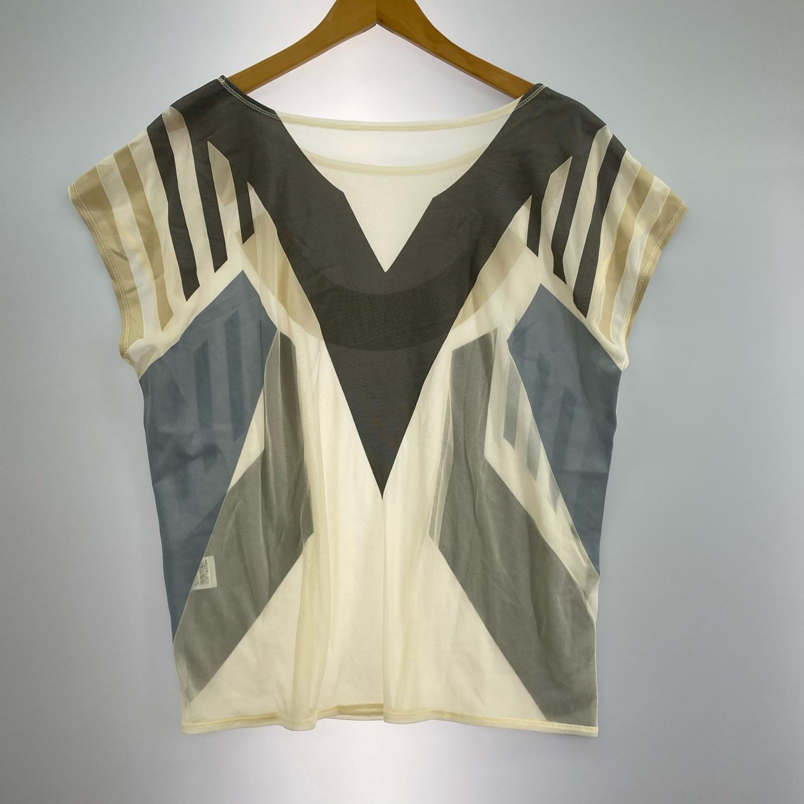 その他トップス ISSEY MIYAKE シアーN/Sカットソー ベージュ S ベージュ