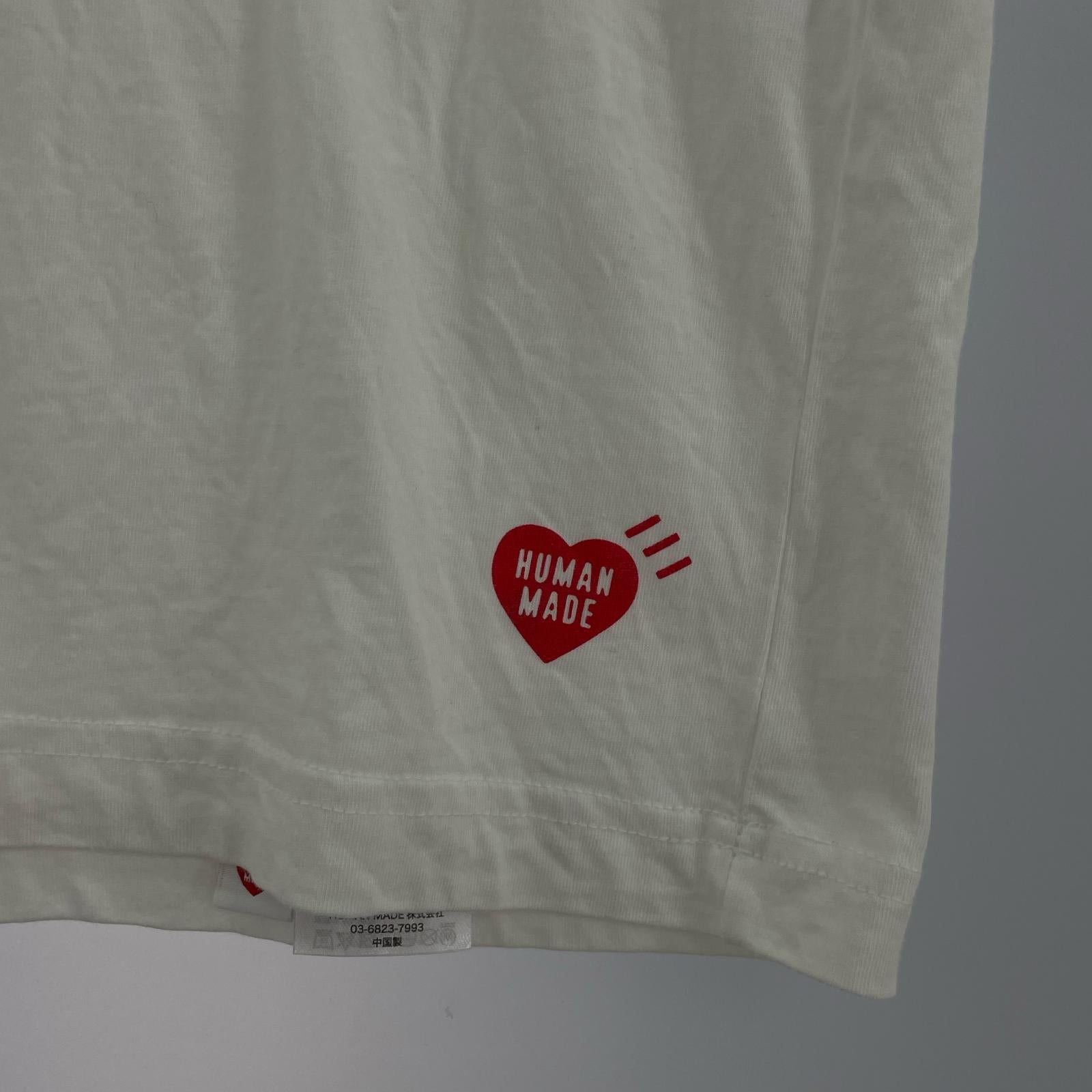 半袖Ｔシャツ 胸ポケット コットン 白 M ホワイト