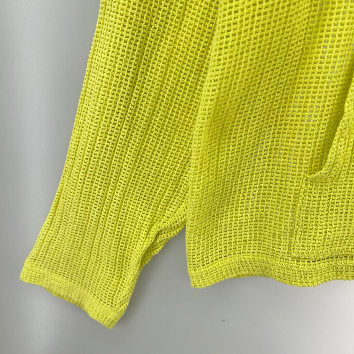 パーカー STUSSY Cotton Mesh Hoodie ｺｯﾄﾝﾒｯｼｭﾌｰﾃﾞｨ M 黄 M イエロー