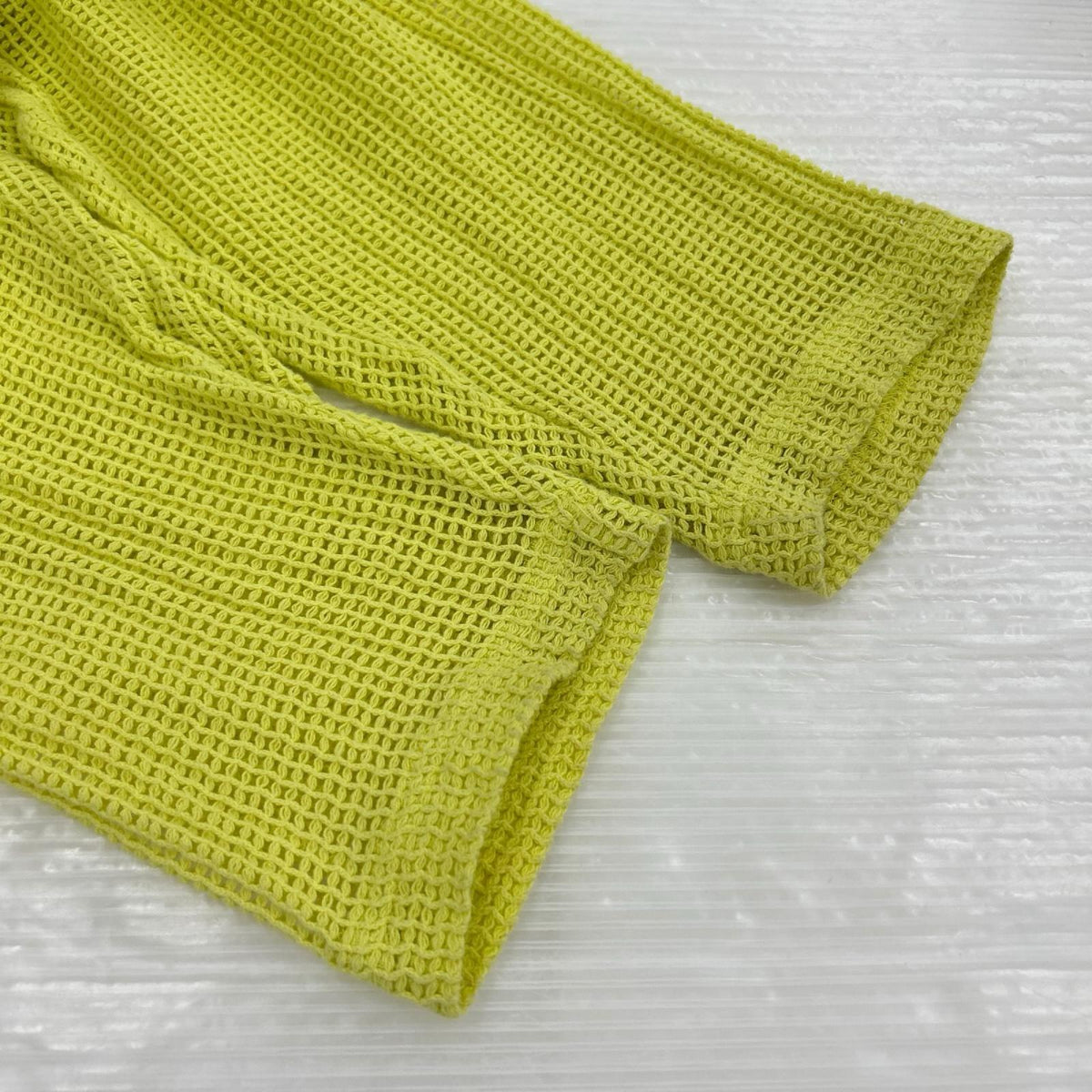 パーカー STUSSY Cotton Mesh Hoodie ｺｯﾄﾝﾒｯｼｭﾌｰﾃﾞｨ M 黄 M イエロー