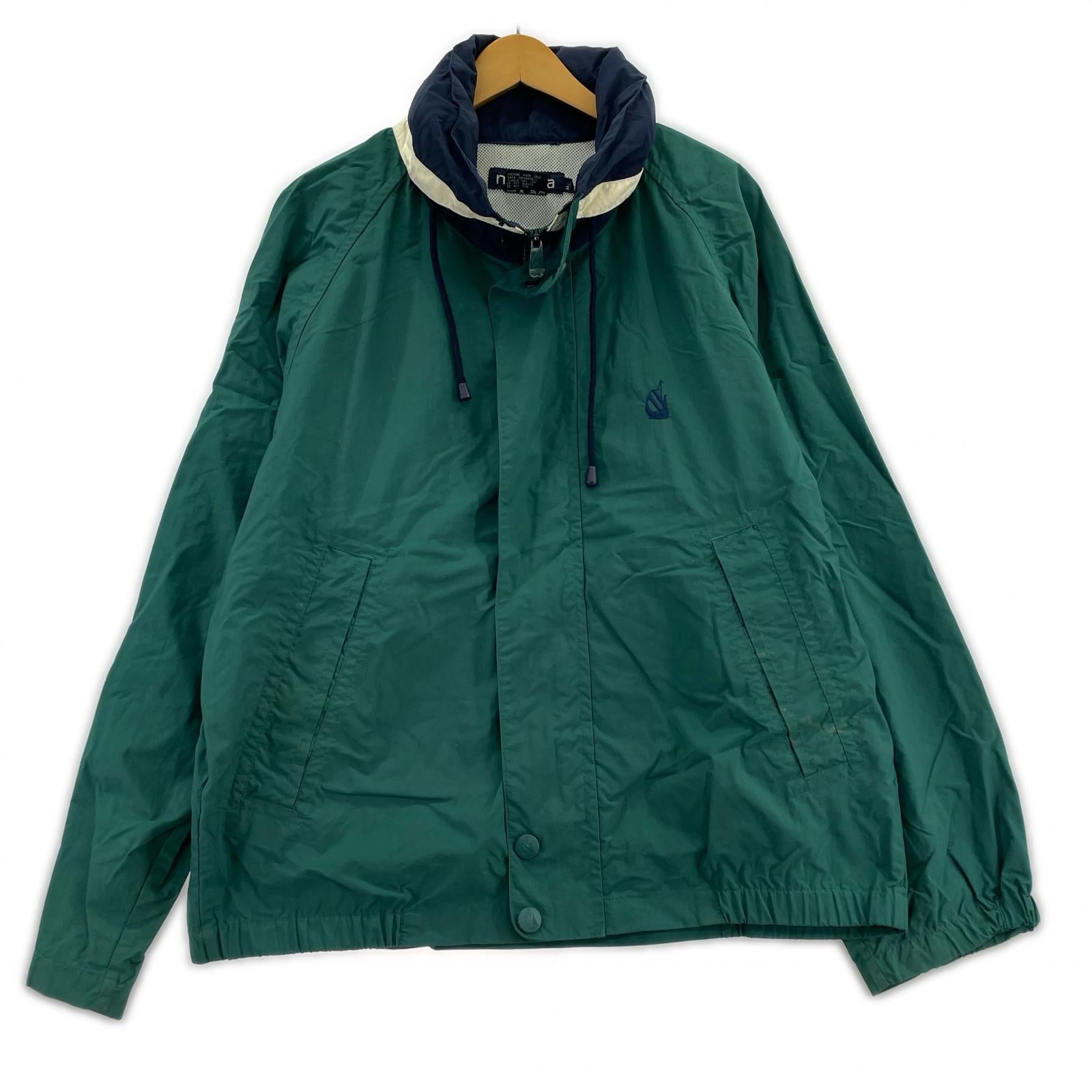 ジャケット NAUTICA 90s ナイロンジャケット 台湾製 M GRN M