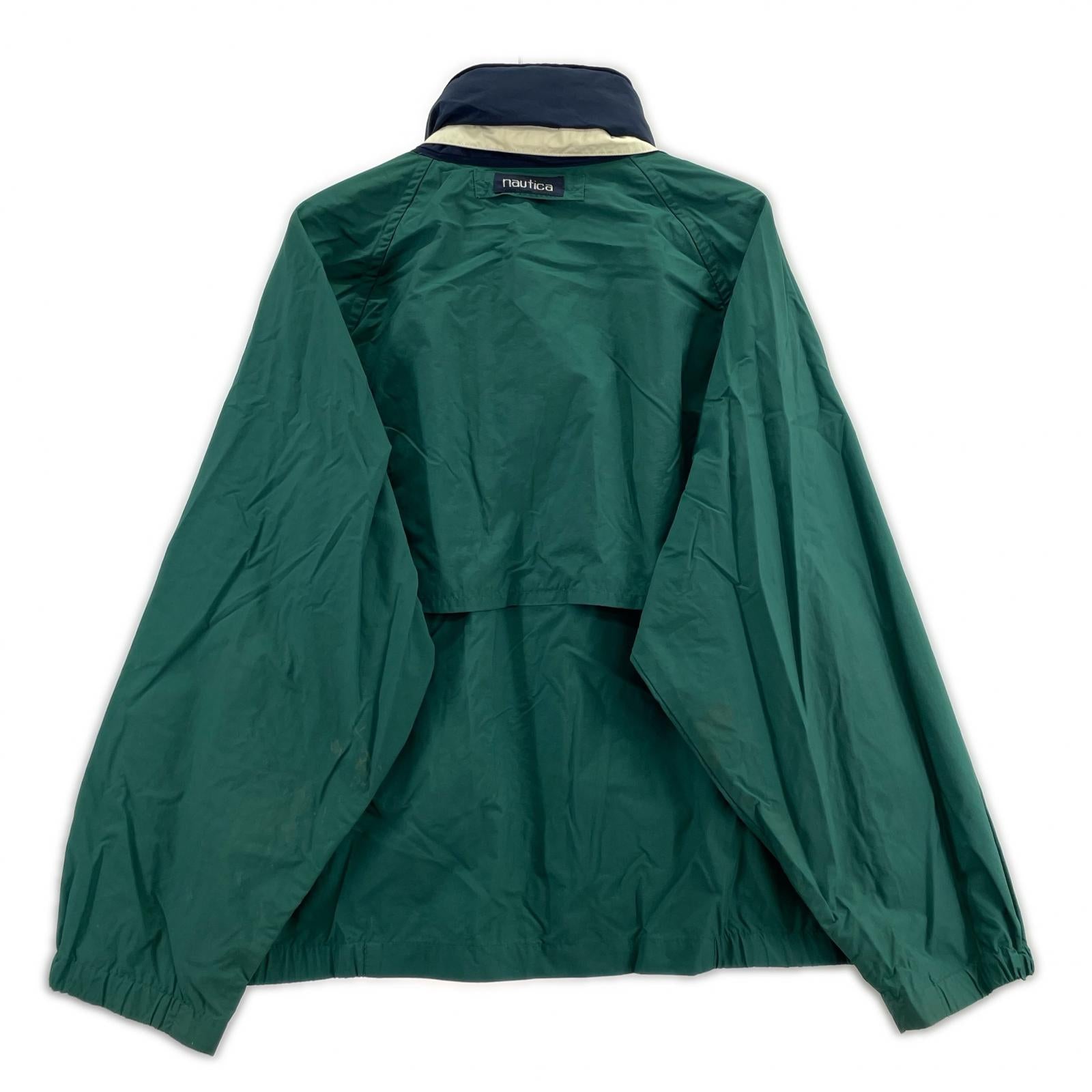 ジャケット NAUTICA 90s ナイロンジャケット 台湾製 M GRN M