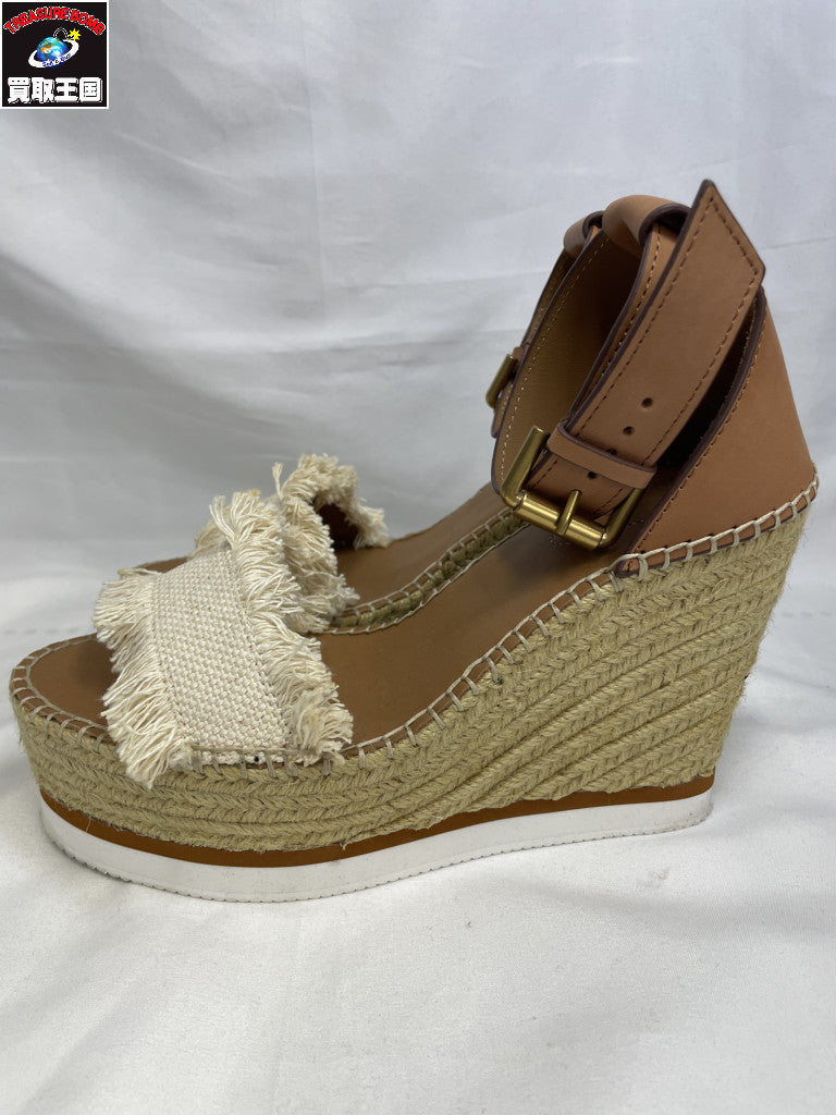 see by chloe SB28152 レザー切替サンダル 38