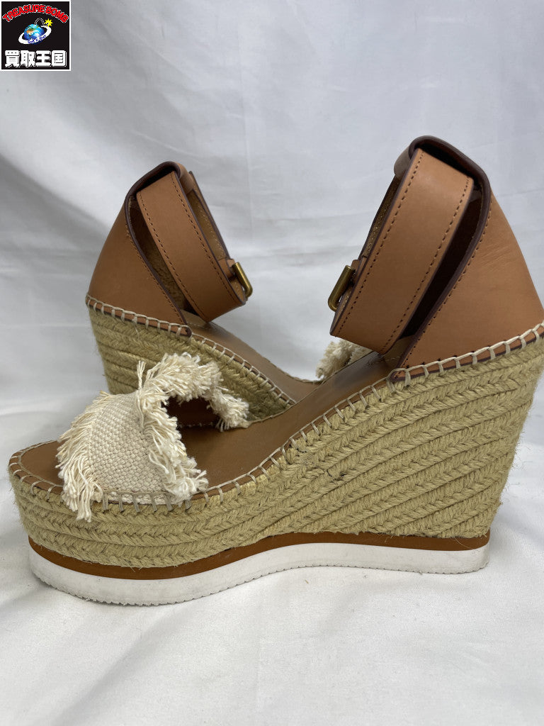 see by chloe SB28152 レザー切替サンダル 38