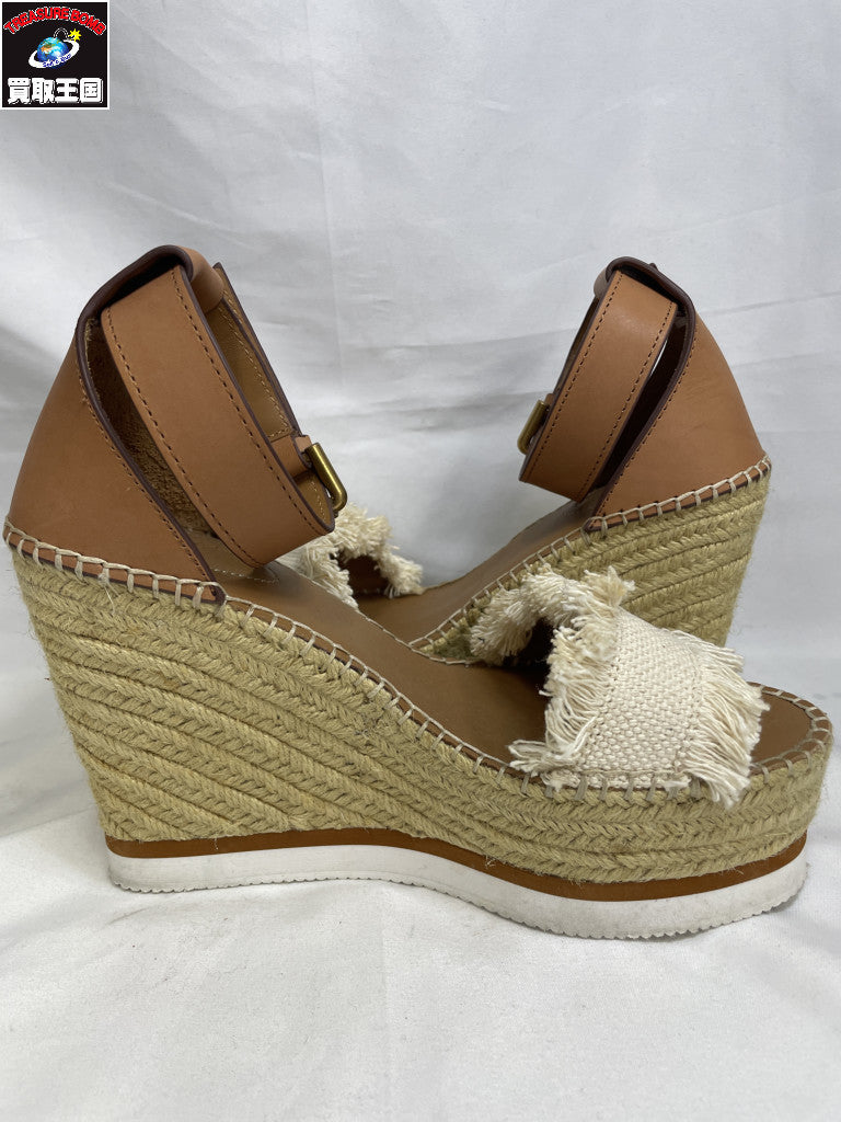 see by chloe SB28152 レザー切替サンダル 38