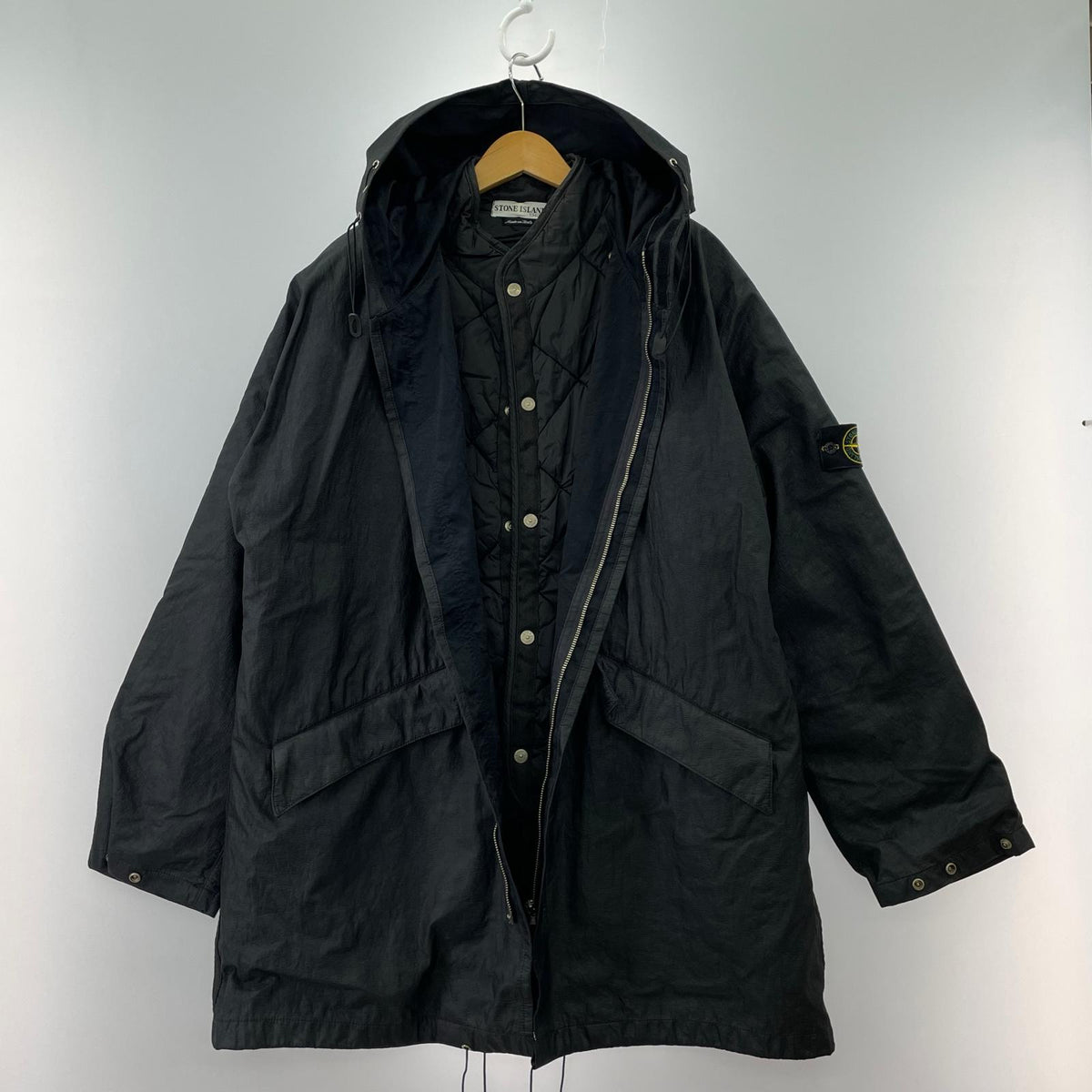 ジャケット Membrana 3L ライナー付 M51型 Hooded Jacket (M) M ブラック