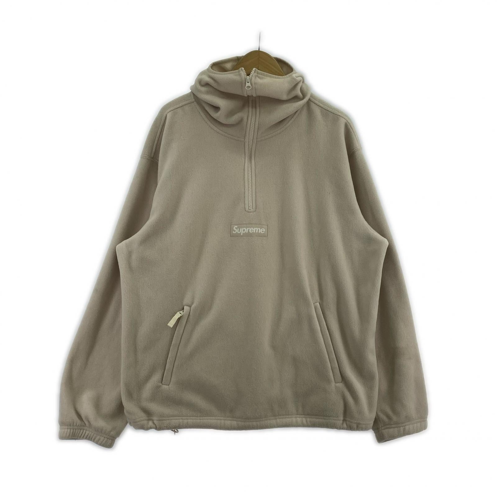 パーカー Polartec Facemask Half Zip Pullover L L ベージュ