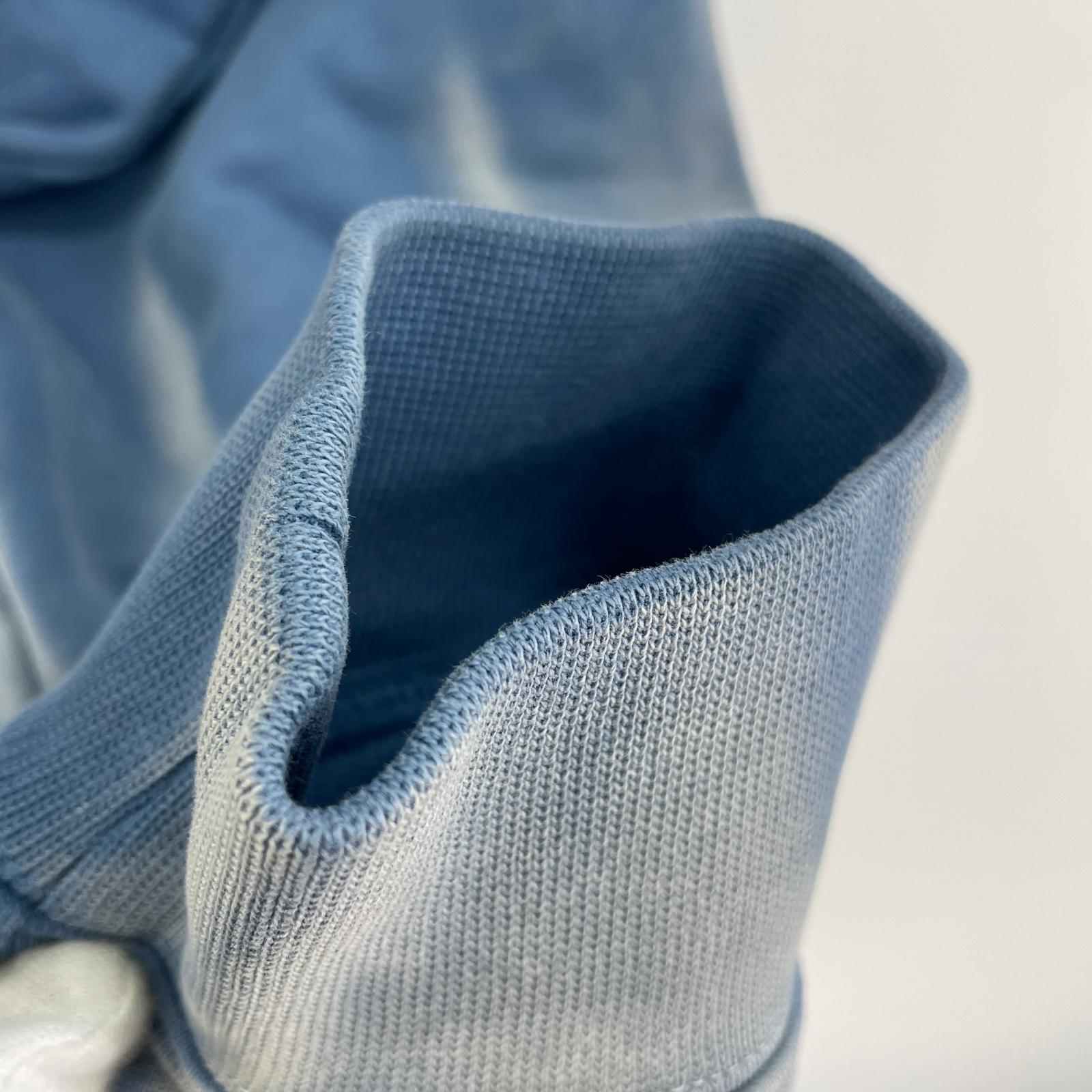 パーカー FenG CHen WANG FRENCH TERRY TIE-DYE HOODIE IN BLUE L ブルー
