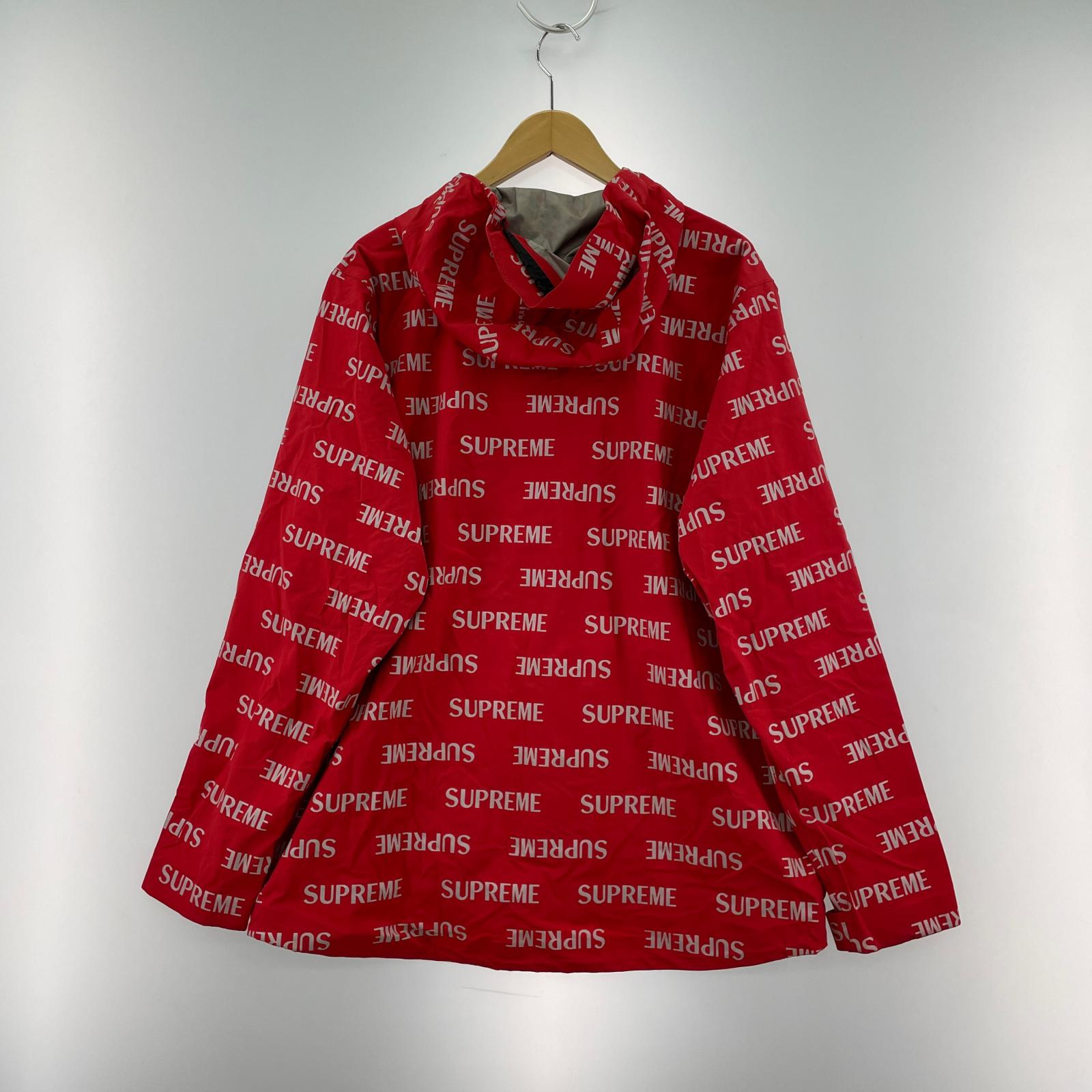ジャケット 16FW Reflective Repeat Taped Seam Jacket L レッド