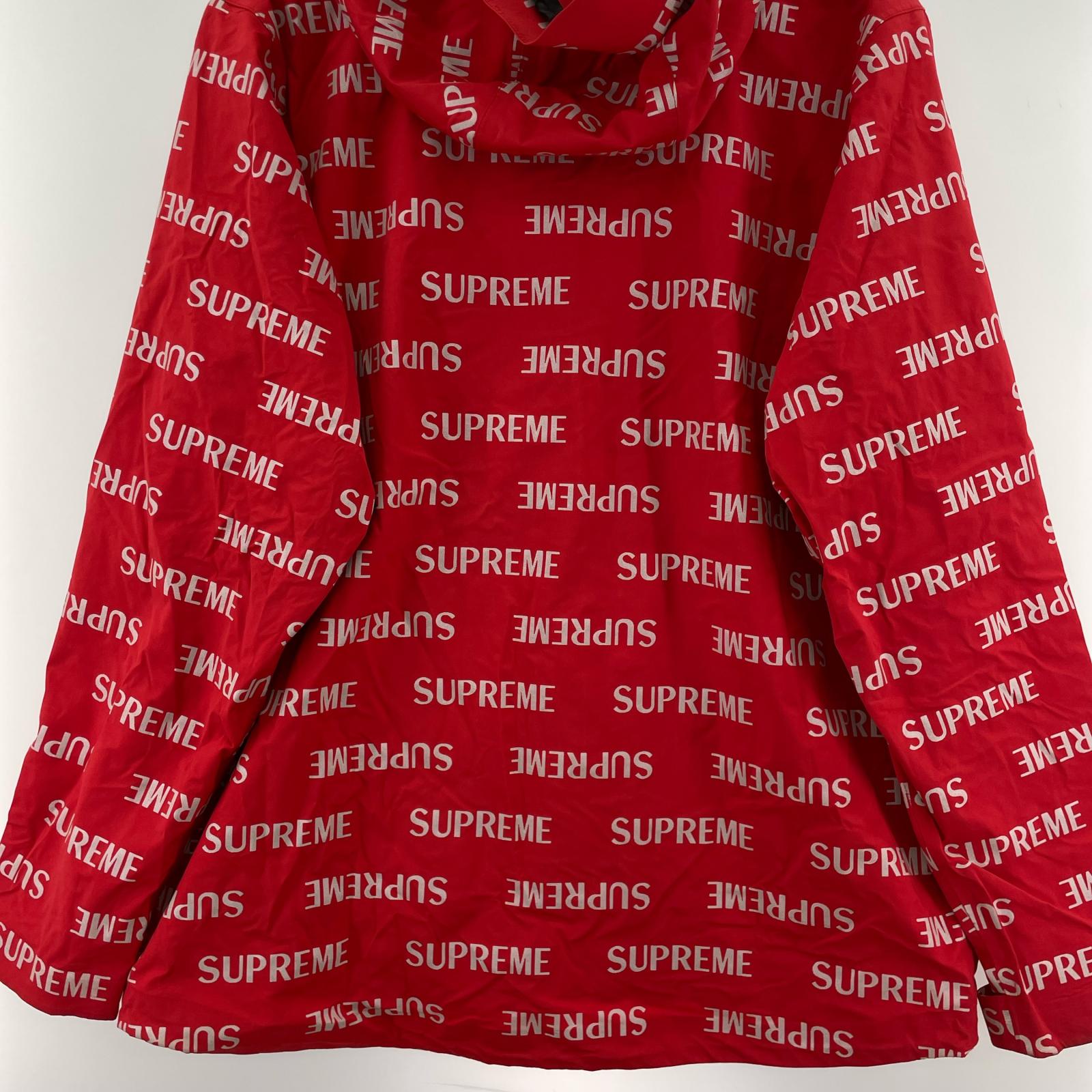 ジャケット 16FW Reflective Repeat Taped Seam Jacket L レッド