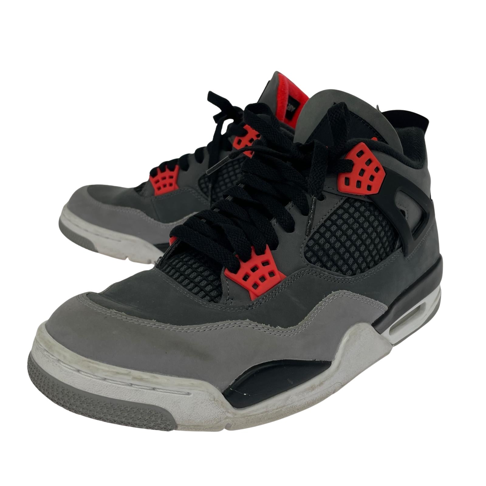 スニーカー AIR JORDAN 4 RETRO INFRARED 28.5cm 28.5cm (US10 1/2 UK10 EU47) グレー