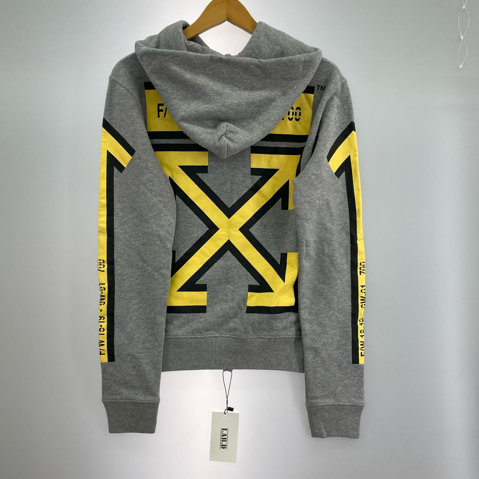 パーカー OFF-WHITE ARROWS HOODIE OMBB034E18192025 グレー (XXS) グレー
