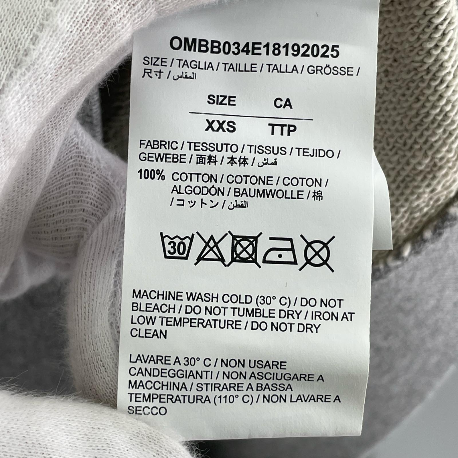 パーカー OFF-WHITE ARROWS HOODIE OMBB034E18192025 グレー (XXS) グレー