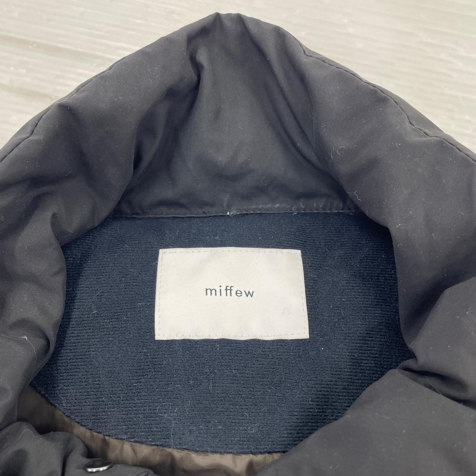 その他アウター miffew　ダウンベスト ブラック SIZE 2 FEW23WJK5112 2 ブラック