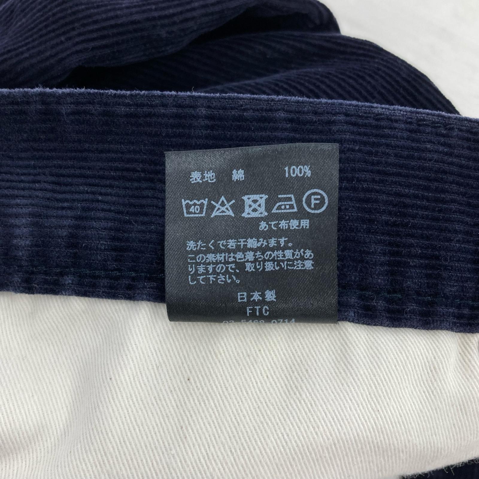 パンツ FTC コーデュロイパンツ M ネイビー M