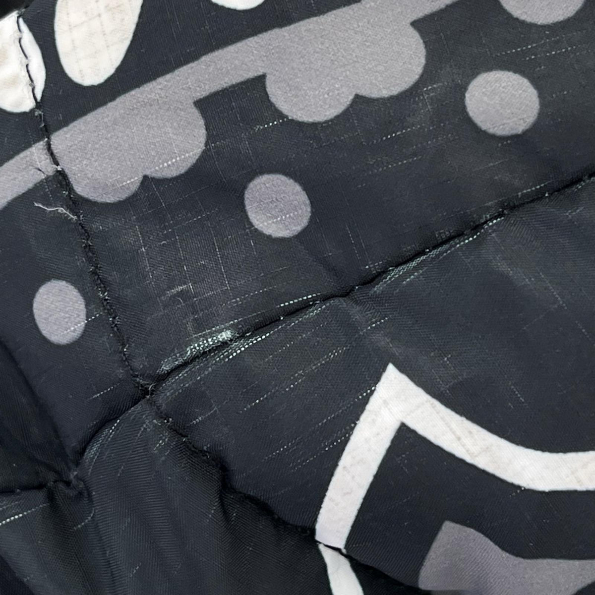ダウンジャケット BANDANA DOWN JACKET　黒 ブラック