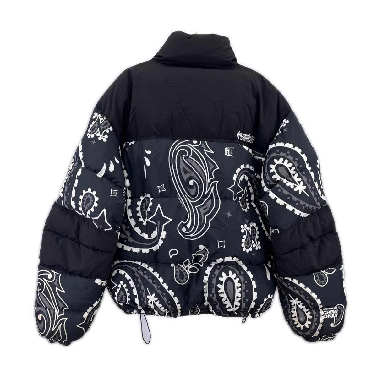 ダウンジャケット BANDANA DOWN JACKET　黒 ブラック