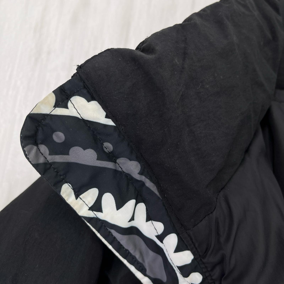 ダウンジャケット BANDANA DOWN JACKET　黒 ブラック