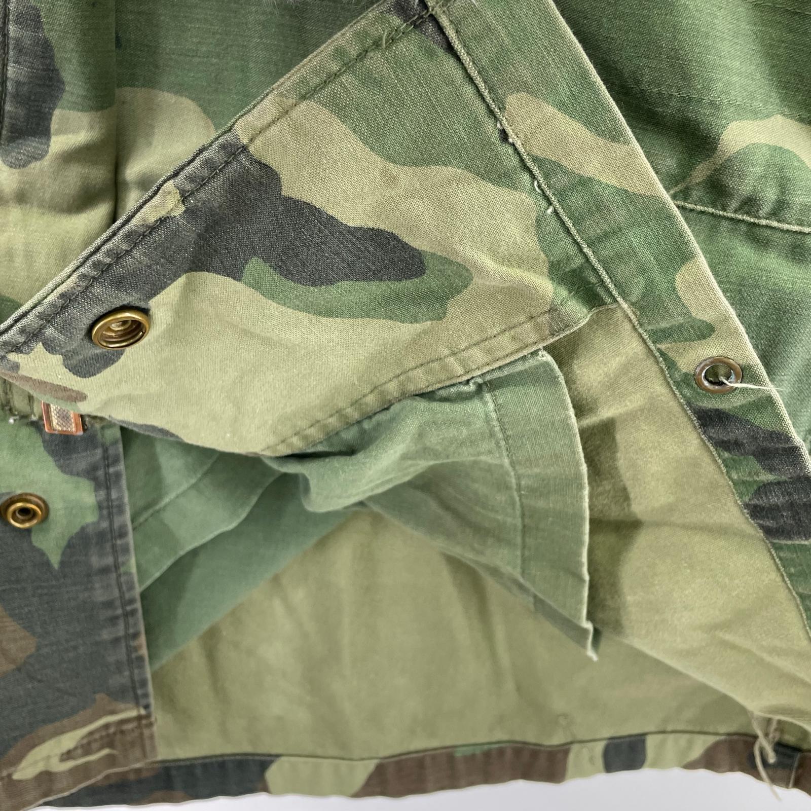 ミリタリージャケット 80s U.S.ARMY M-65 ウッドランドカモフィールドジャケット