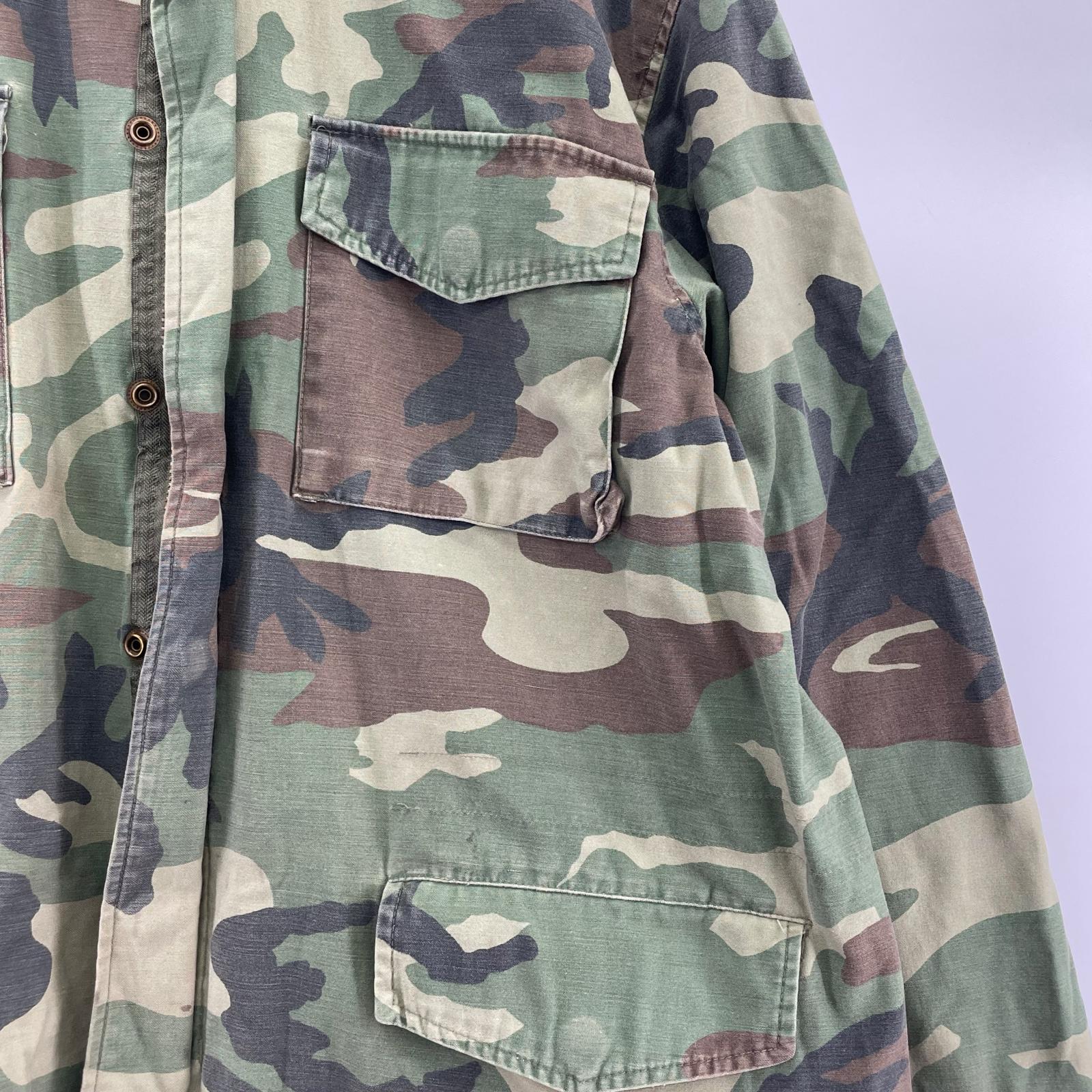 ミリタリージャケット 80s U.S.ARMY M-65 ウッドランドカモフィールドジャケット