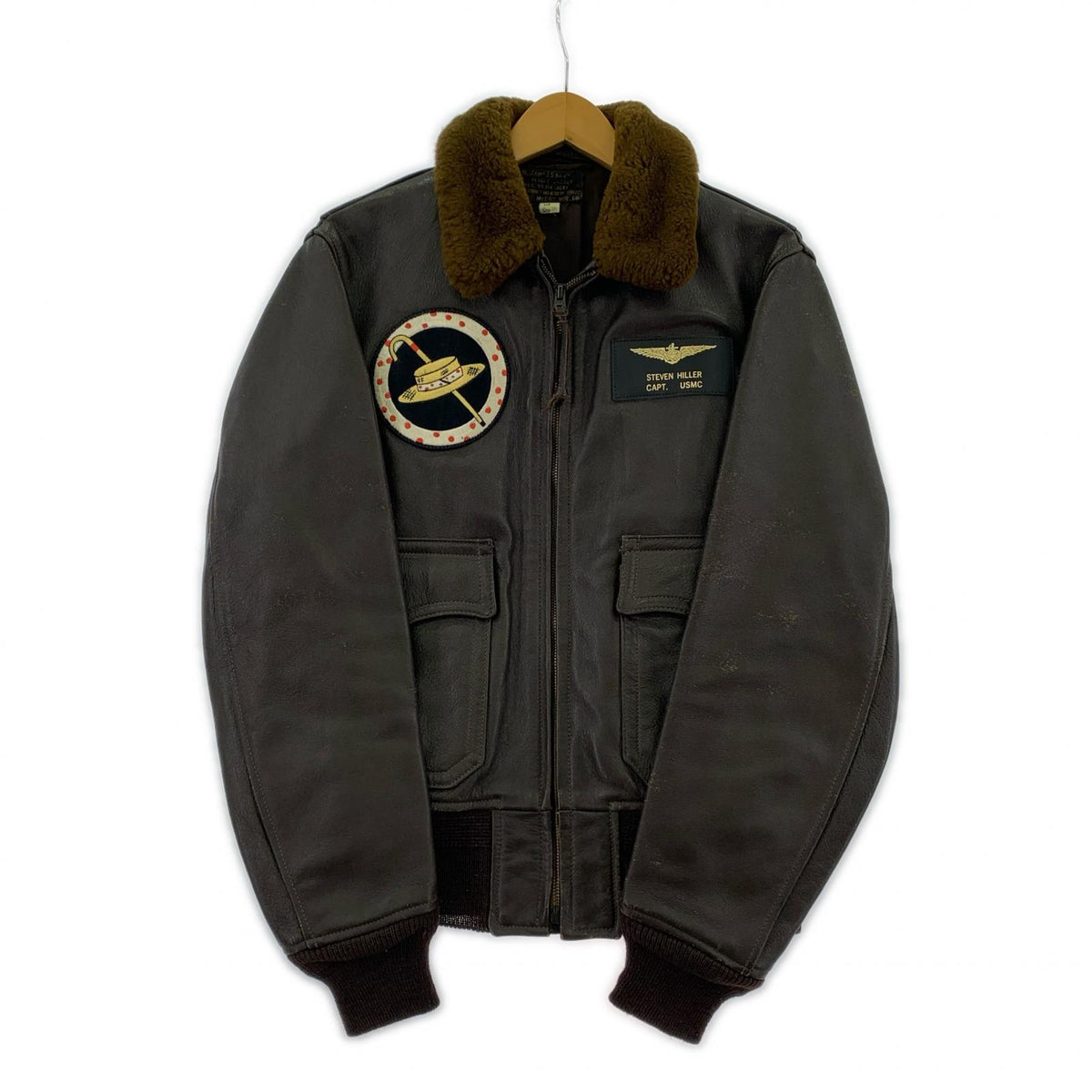 レザージャケット TYPE G-1 55-J-14（38） 38 ブラウン