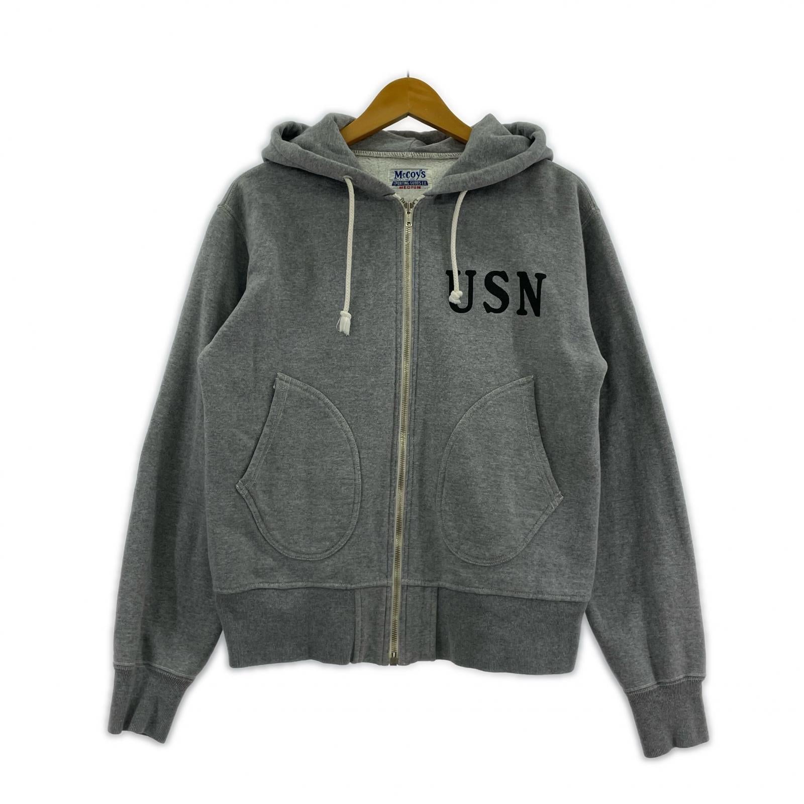 パーカー USN グレー (M) M