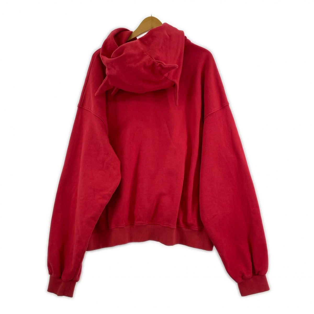 パーカー BIO FADED MONSTER ZIP HOODIE RED L レッド