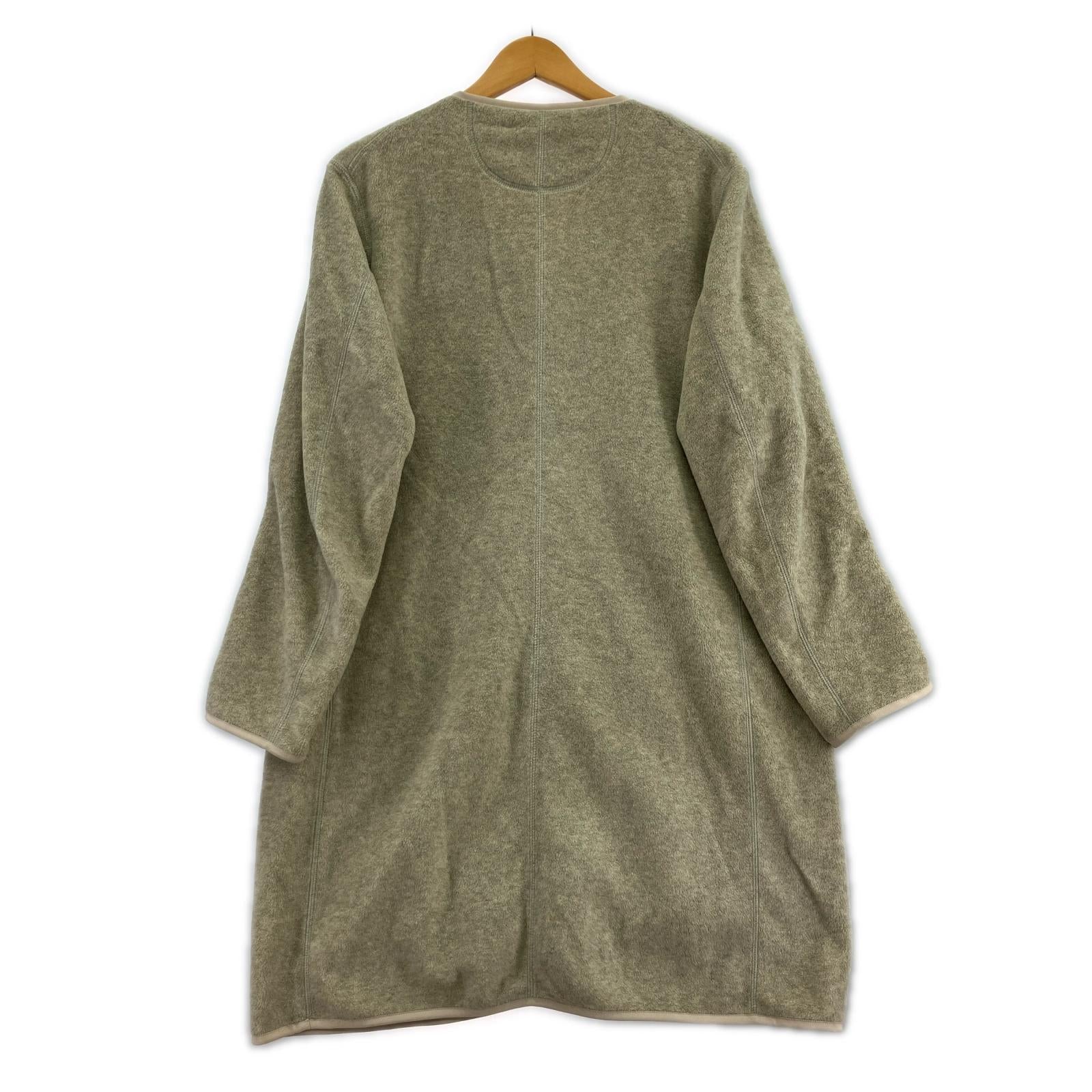 ジャケット No Collar Fleece Jacket 36 BEG