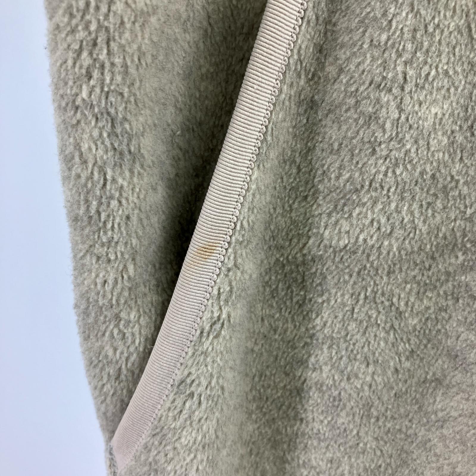 ジャケット No Collar Fleece Jacket 36 BEG