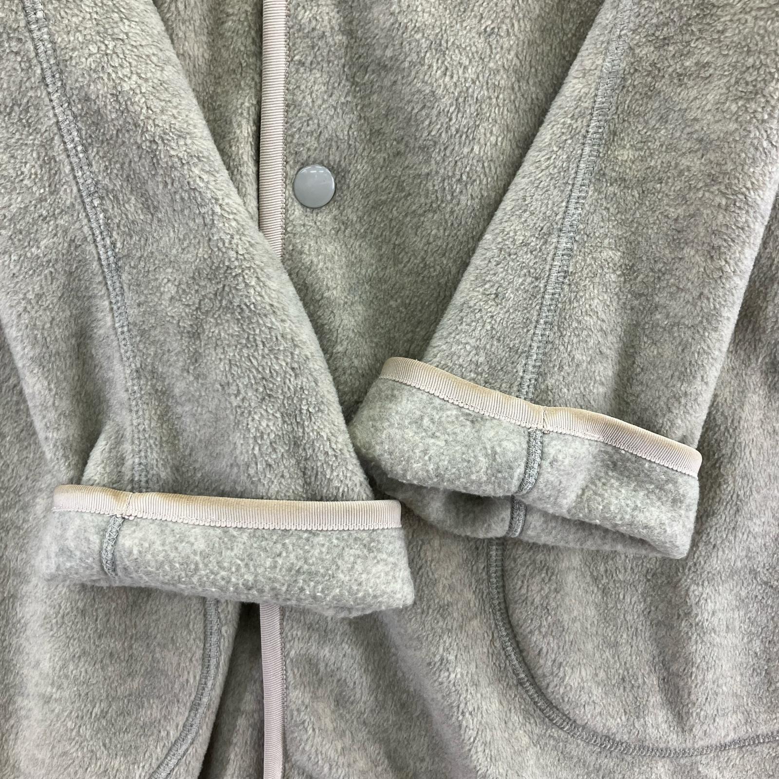 ジャケット No Collar Fleece Jacket 36 BEG