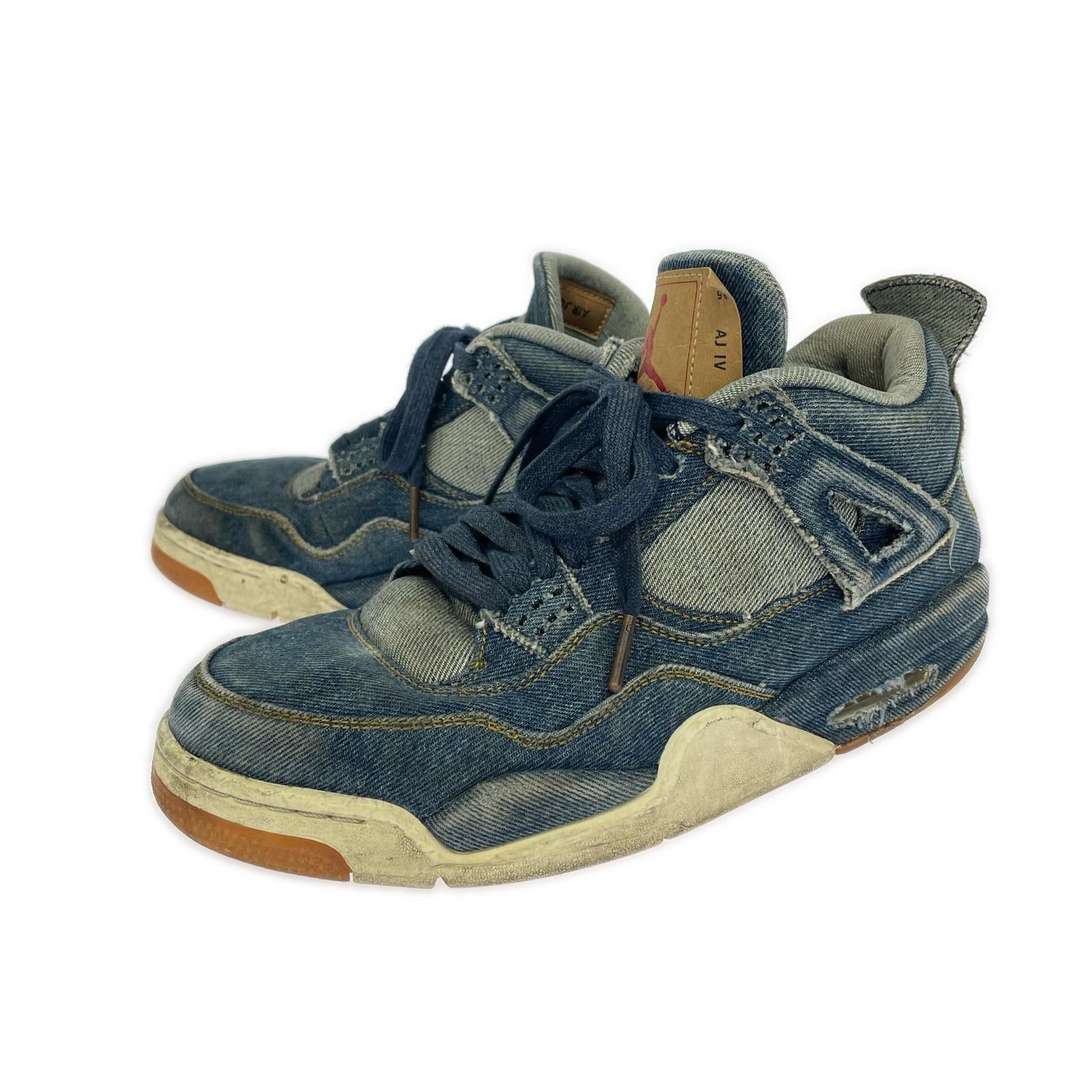 スニーカー ×LEVI'S AIR JORDAN 4 RETRO AO2571-401 27.5cm (US9 1/2 UK9 EU45)