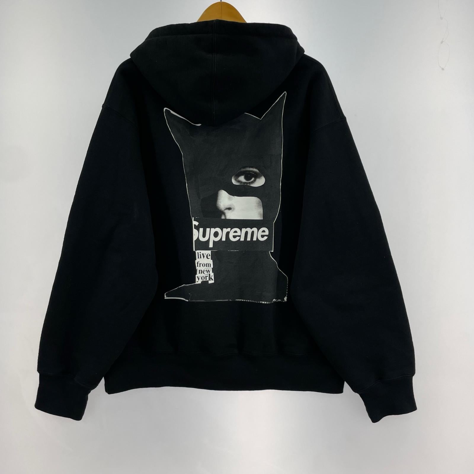 パーカー Supreme catwoman hooded sweatshirt 黒 (M) M ブラック
