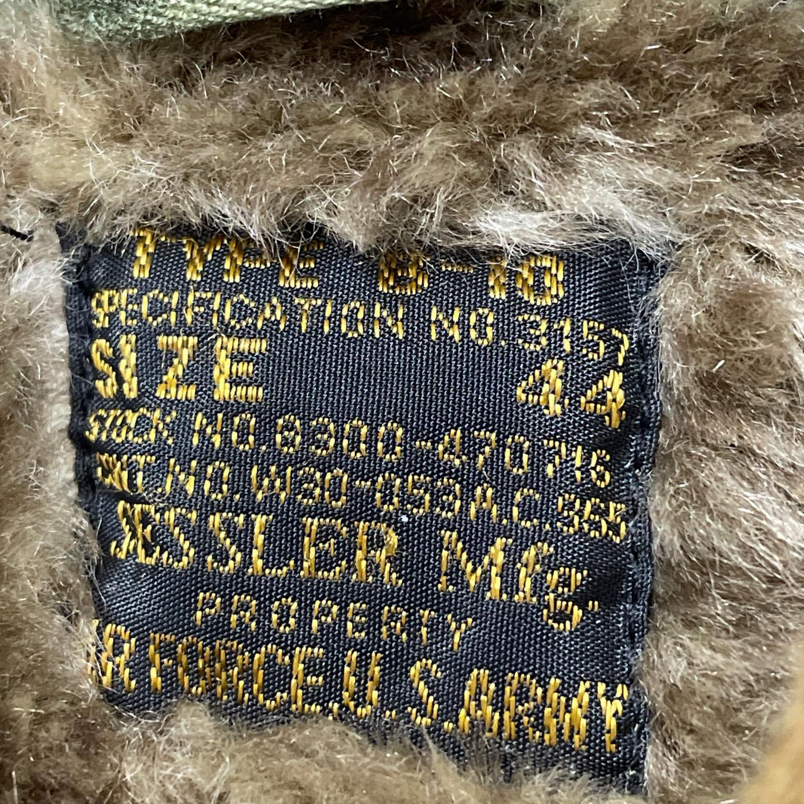 ジャケット SESSLER MFG TYPE B-10 FLIGHT JACKET 44 44 カーキ
