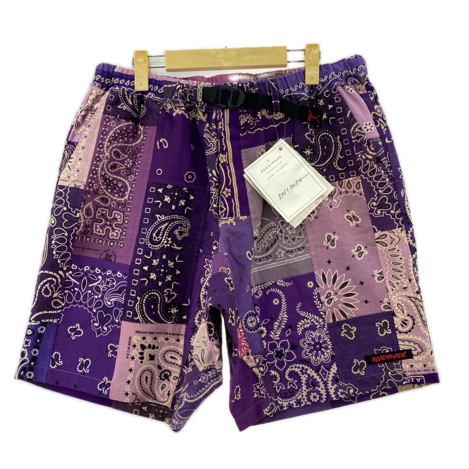 ショートパンツ Warm Bandana Easy Shorts(2) 2 パープル