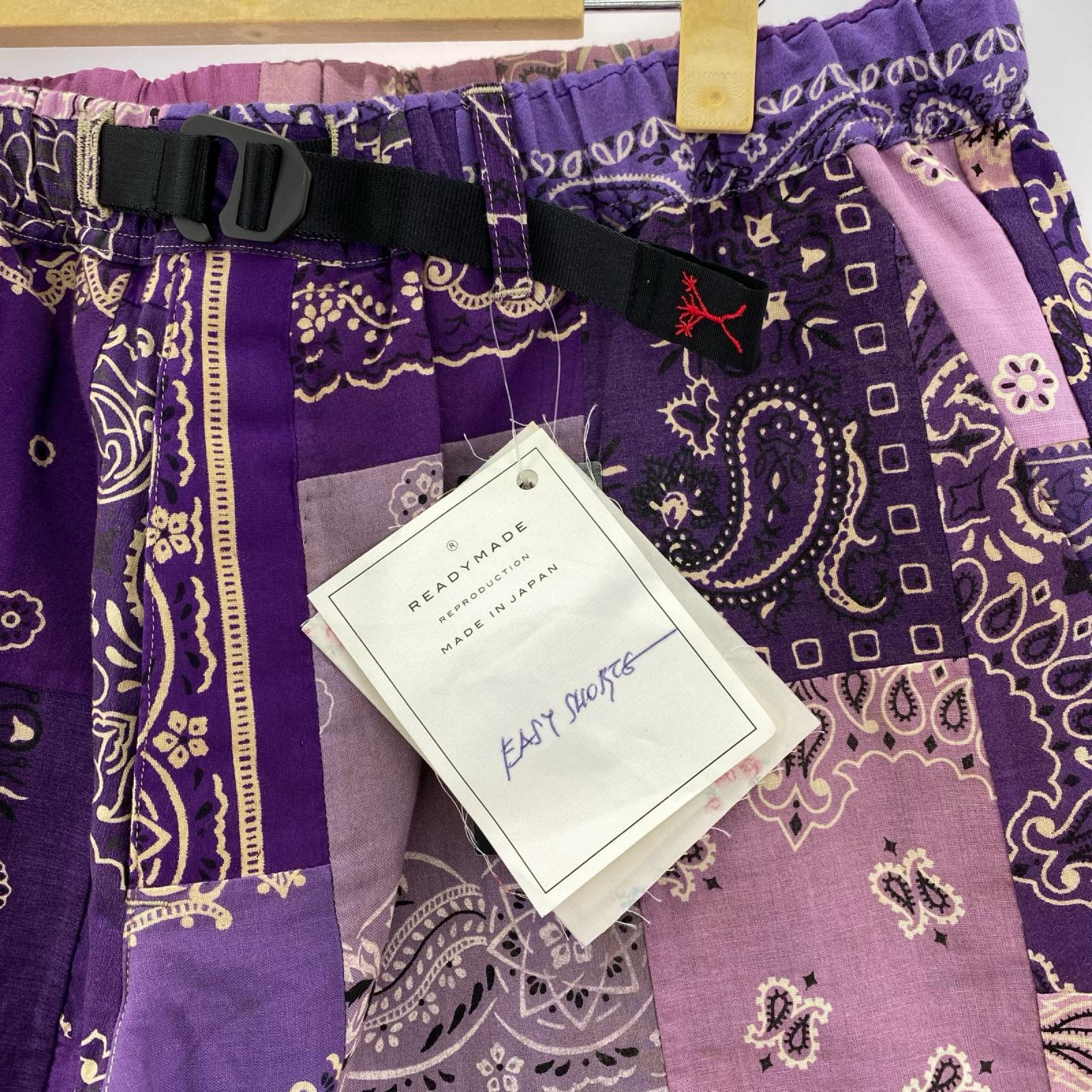 ショートパンツ Warm Bandana Easy Shorts(2) 2 パープル
