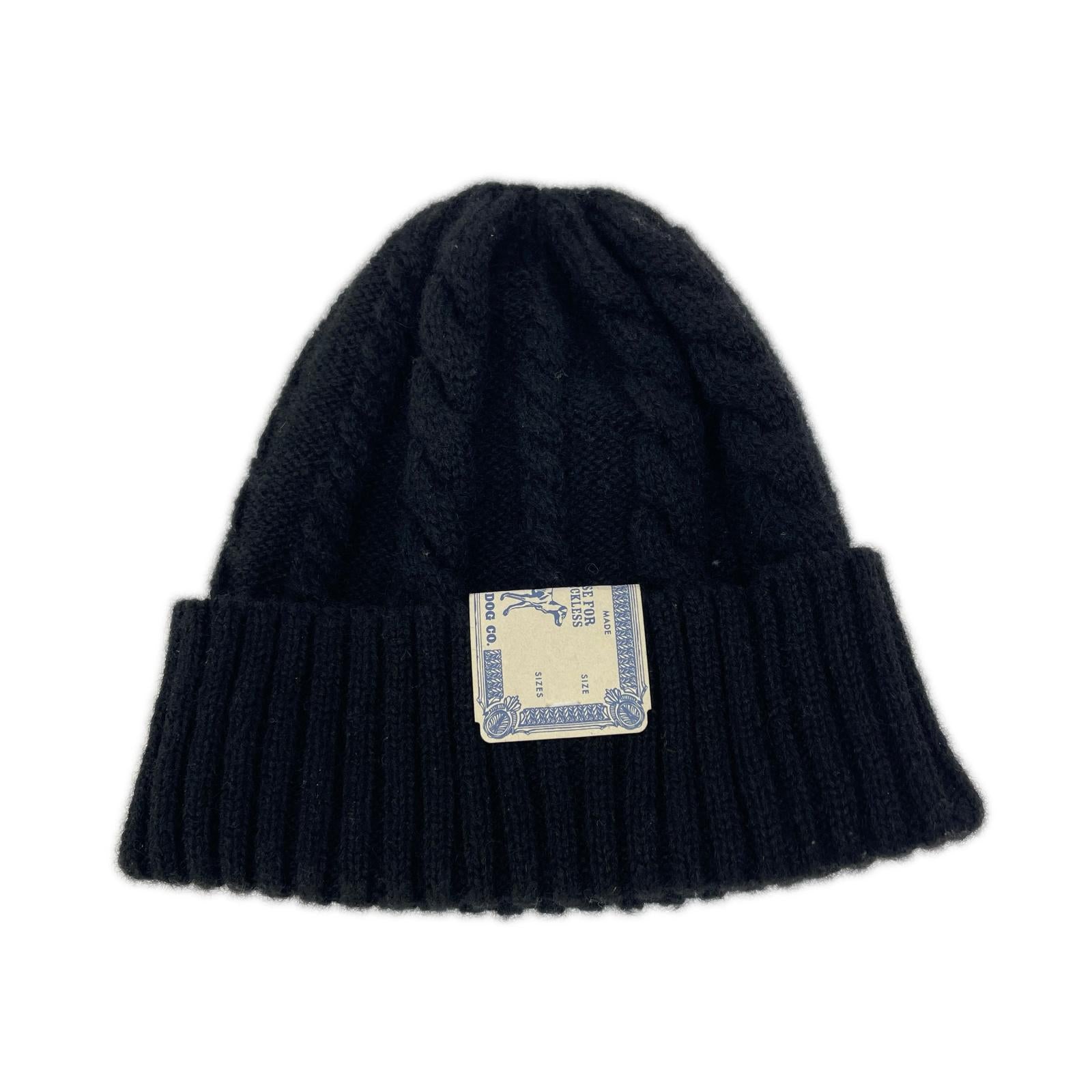 ニットキャップ THE H.W.DOG&CO. ブラック ブラック