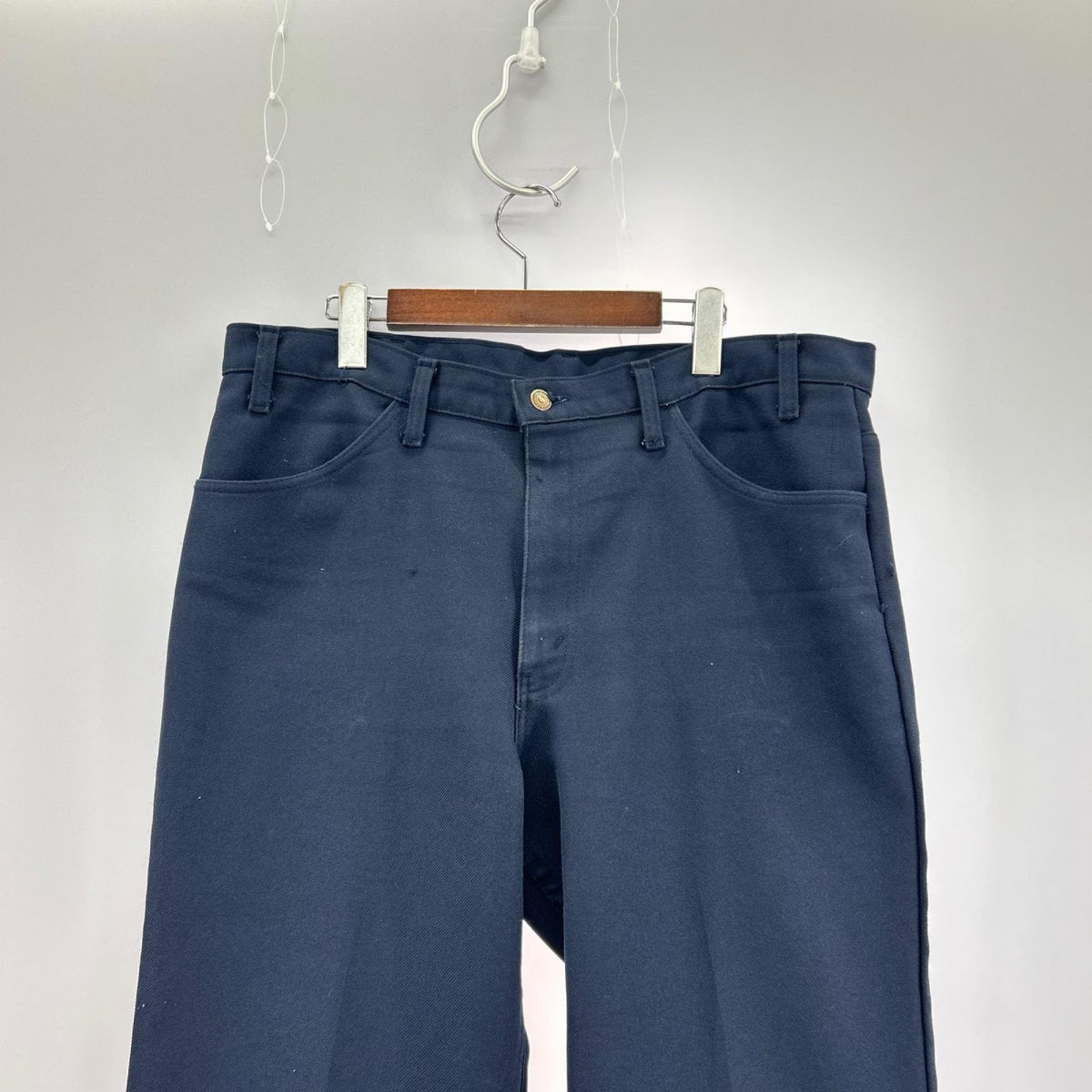 パンツ Levi's 70-80s ｽﾀﾌﾟﾚ 38 ネイビー