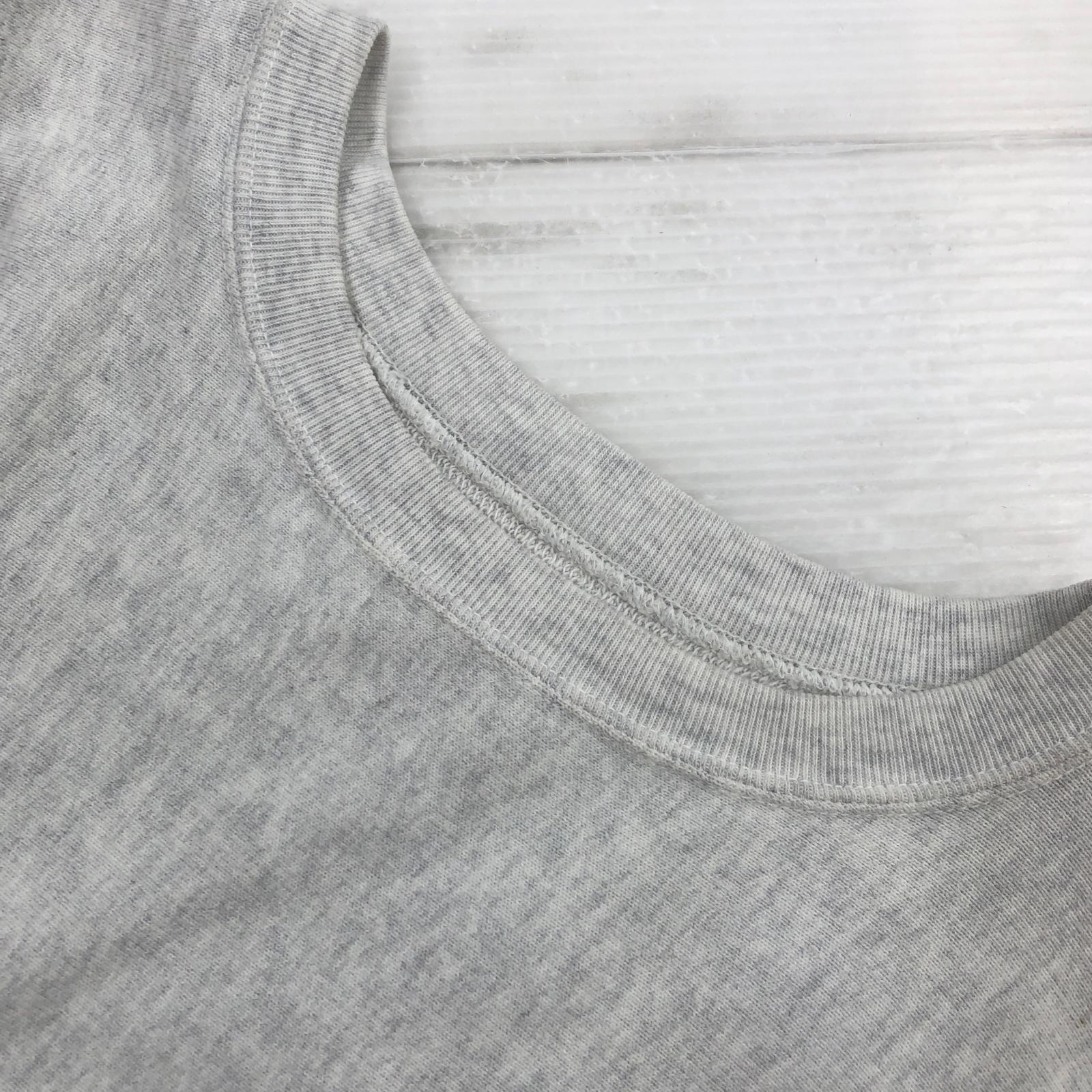 スウェット タタキタグ 復刻 染み込み (M) グレー M グレー